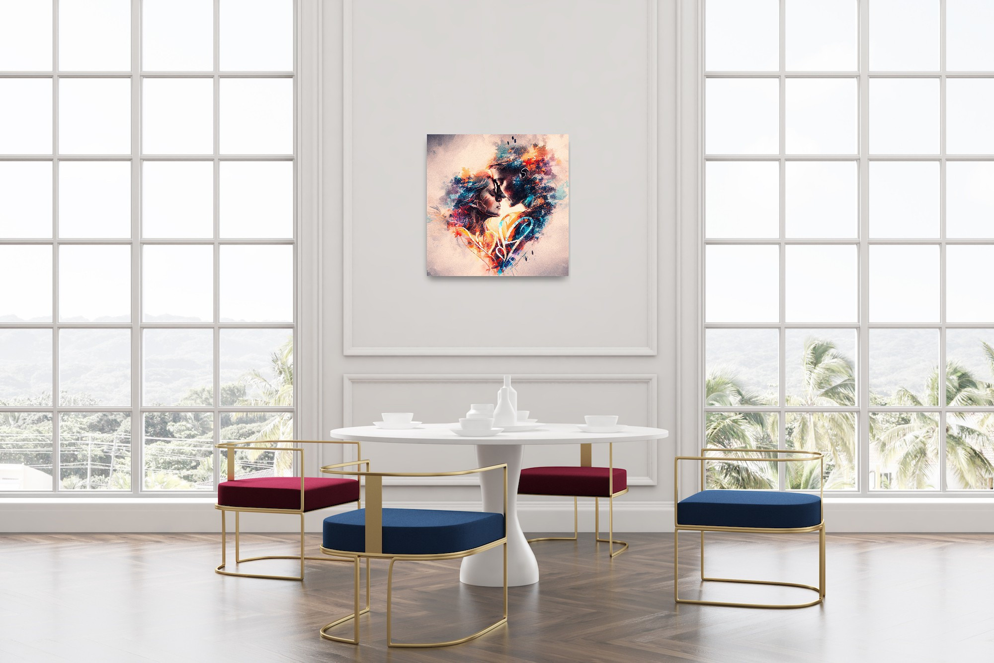 Watercolor collection Magic love artwork #3 Lolly Shine. Lolly Shine. Contemporary digital artist