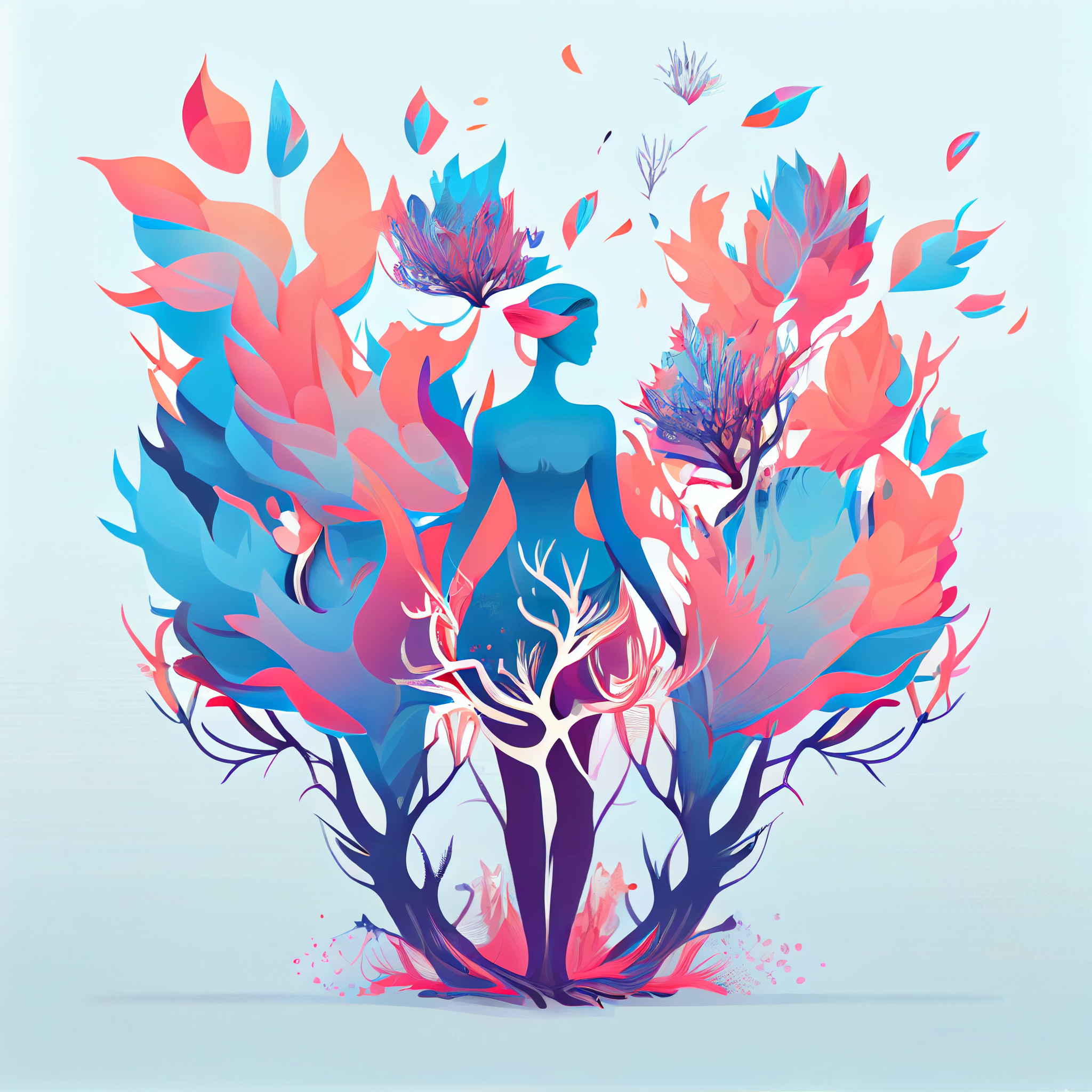 Abstract surrealism Collection WOMAN’S FANTASY artwork #3 Lolly Shine. Lolly Shine. Contemporary digital artist