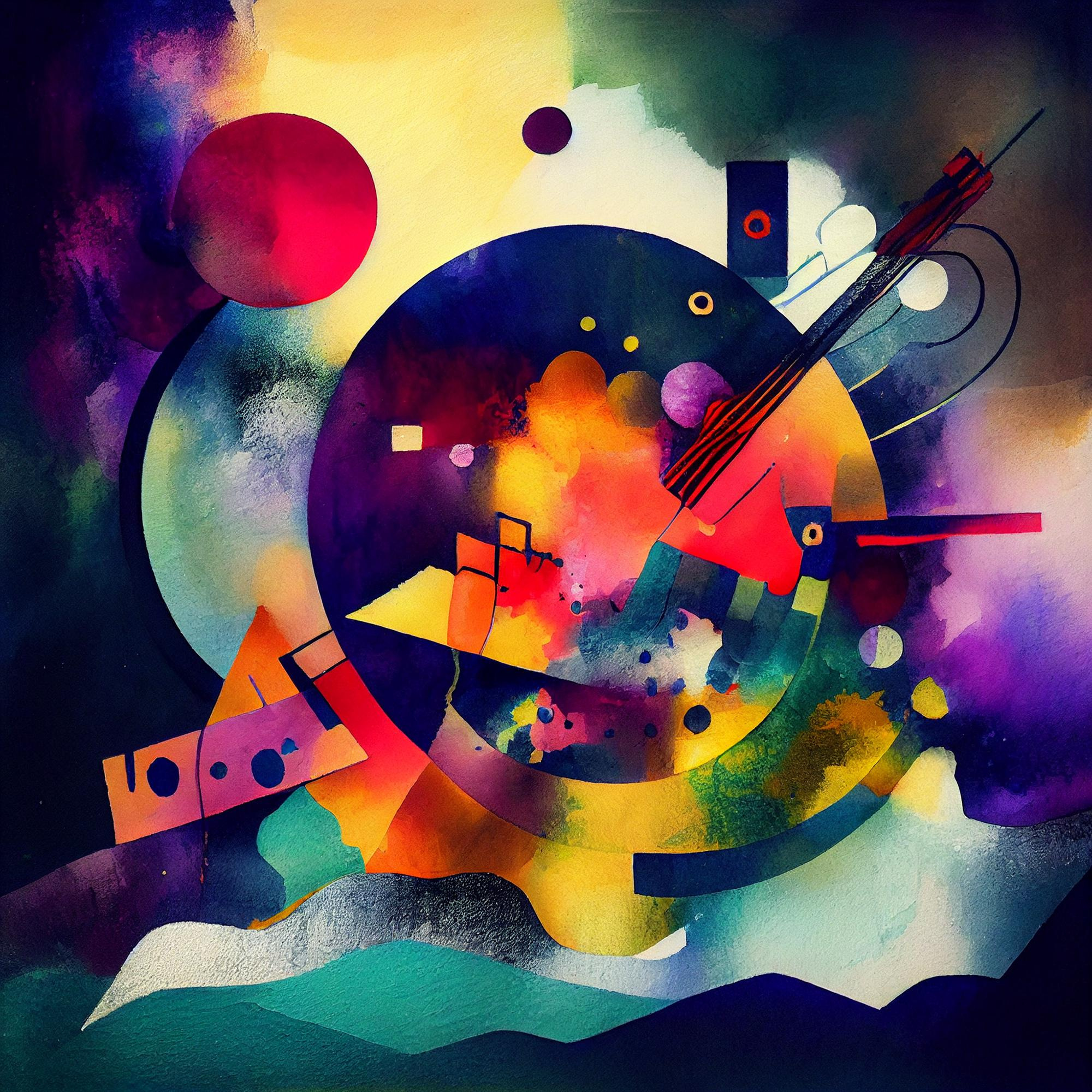 Abstract collection Music of the soul artwork #4. Lolly Shine. Contemporary digital artist