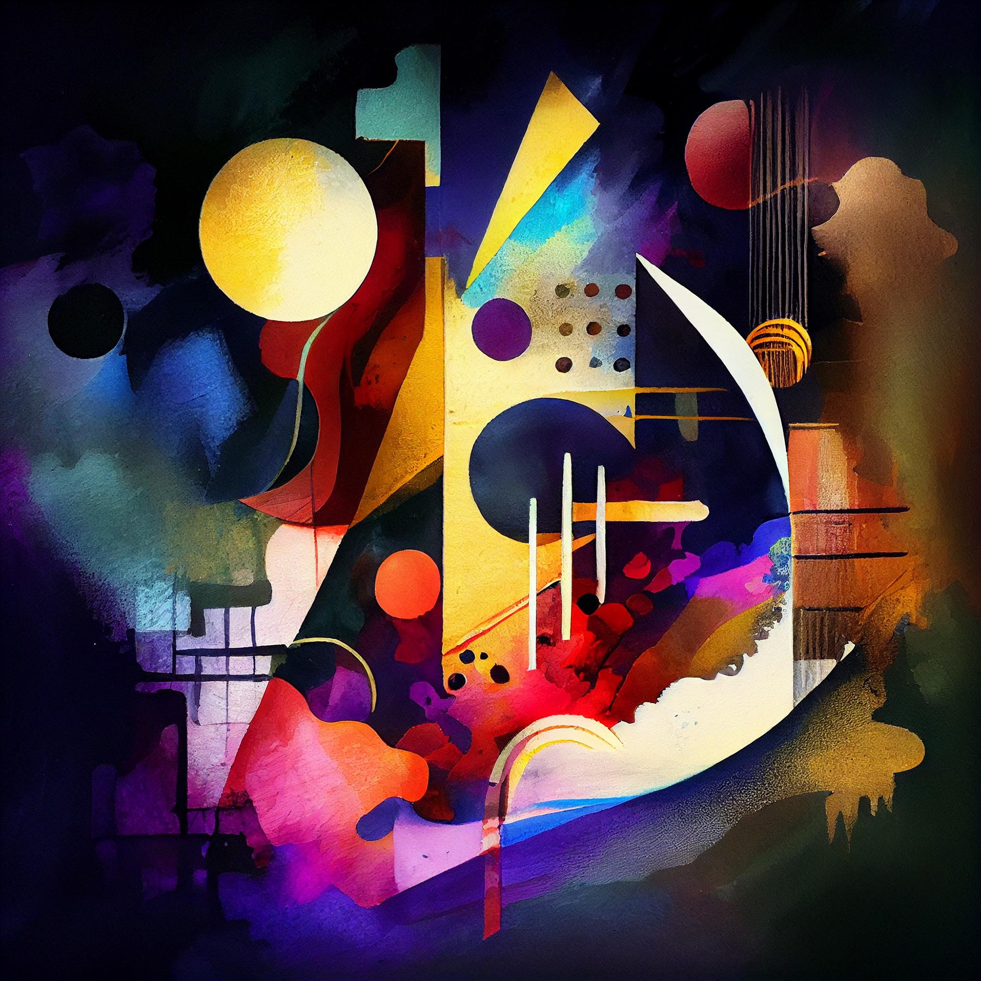 Abstract collection Music of the soul artwork #2. Lolly Shine. Contemporary digital artist
