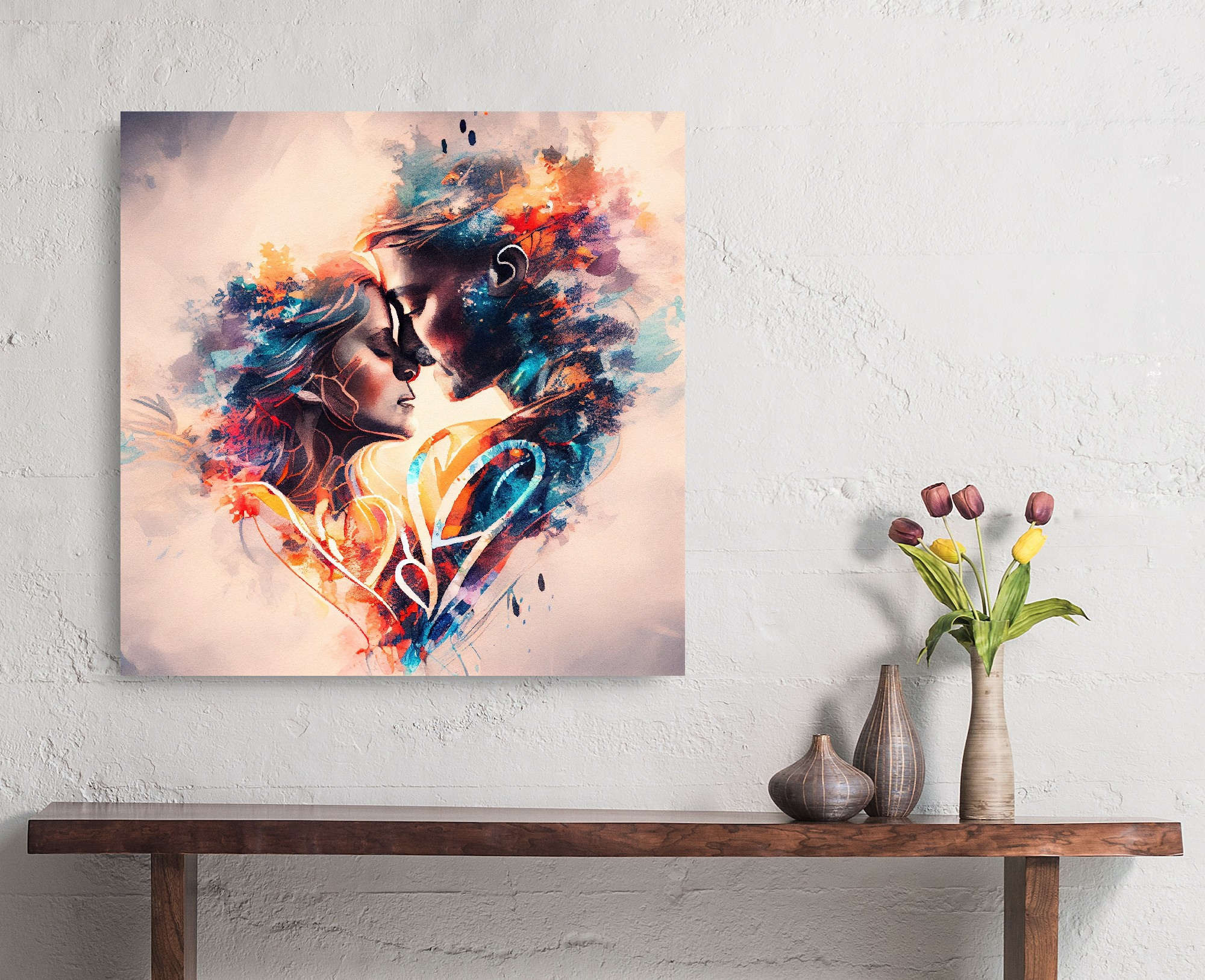 Watercolor collection Magic love artwork #3 Lolly Shine. Lolly Shine. Contemporary digital artist