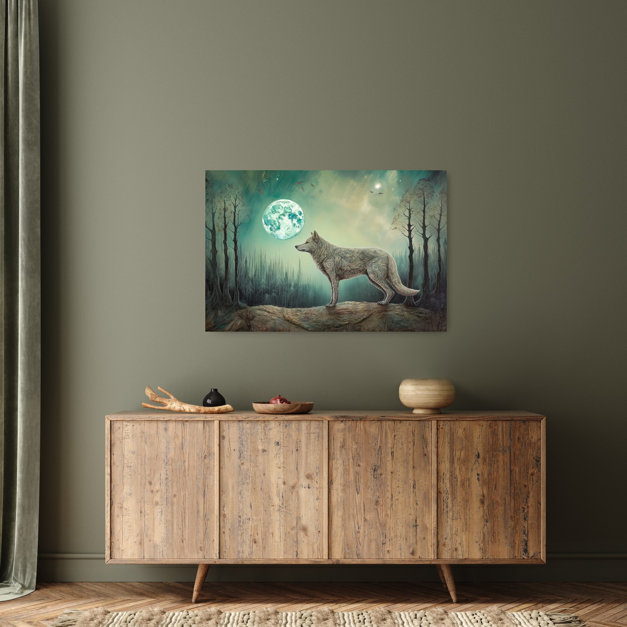 Wolf Collection Sacred Animals Artwork #28 Lolly Shine. Lolly Shine. Contemporary digital artist