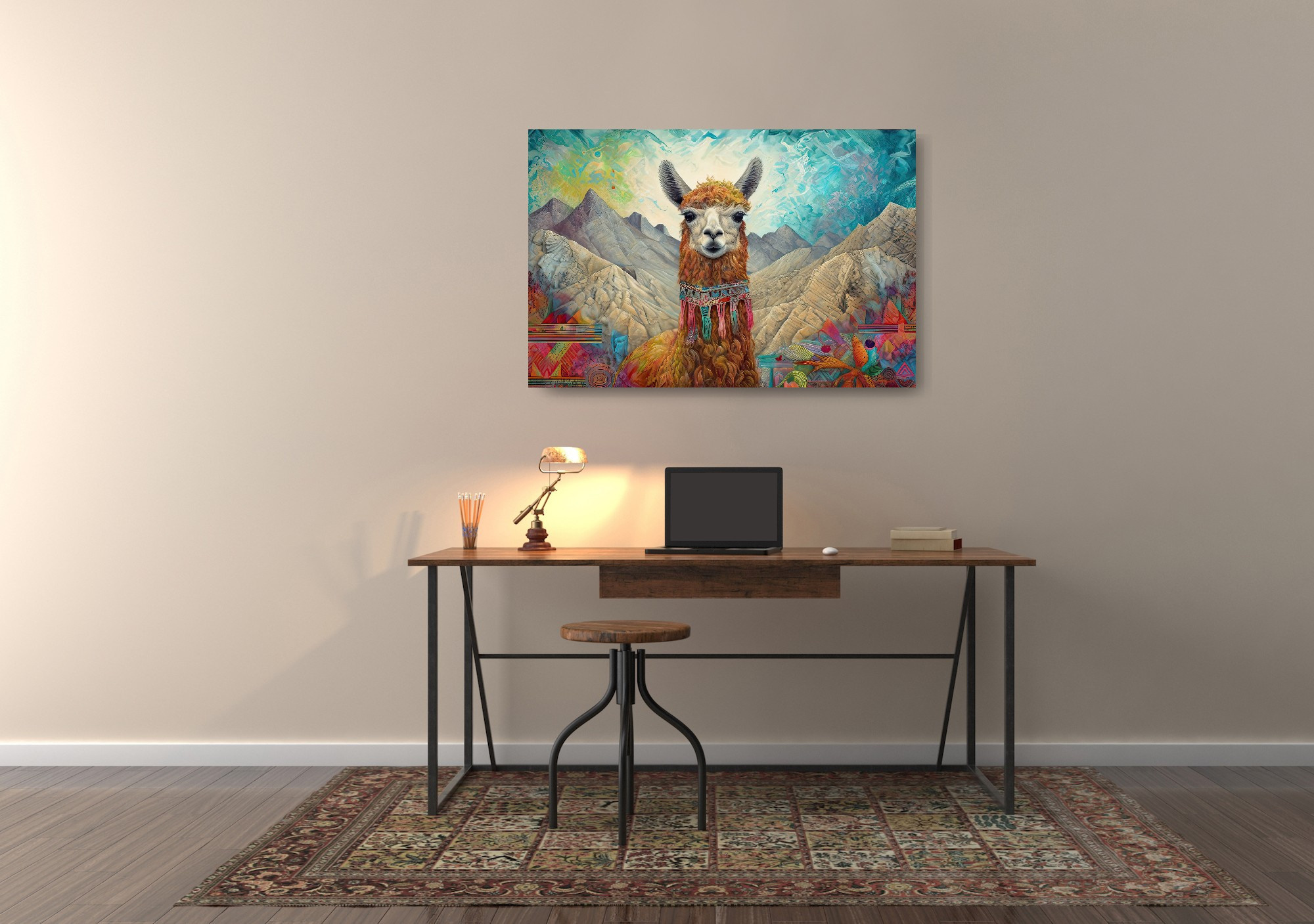 Lama Collection Sacred Animals Artwork #13 Lolly Shine. Lolly Shine. Contemporary digital artist