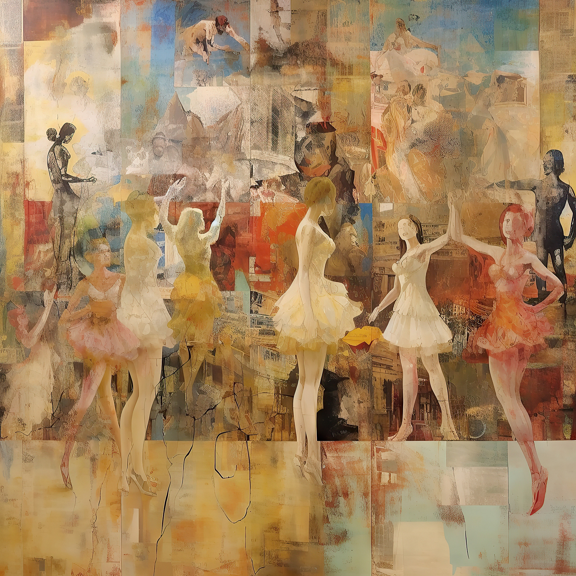 Abstract collection Music of the soul artwork #23. Lolly Shine. Contemporary digital artist