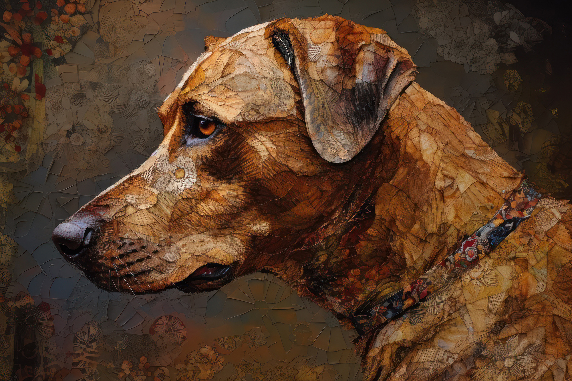 Dog Collection Sacred Animals Artwork #33 Lolly Shine. Lolly Shine. Contemporary digital artist
