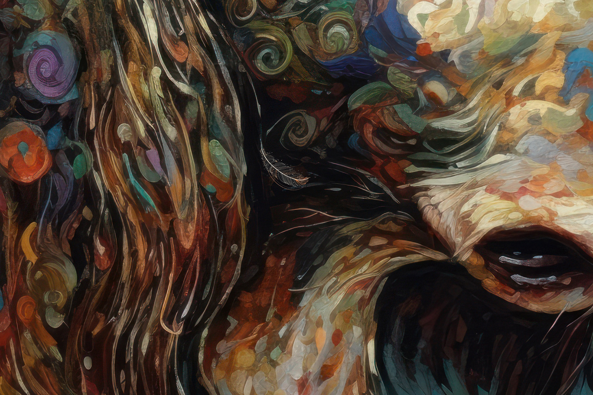 Dog Collection Sacred Animals Artwork #29 Lolly Shine. Lolly Shine. Contemporary digital artist