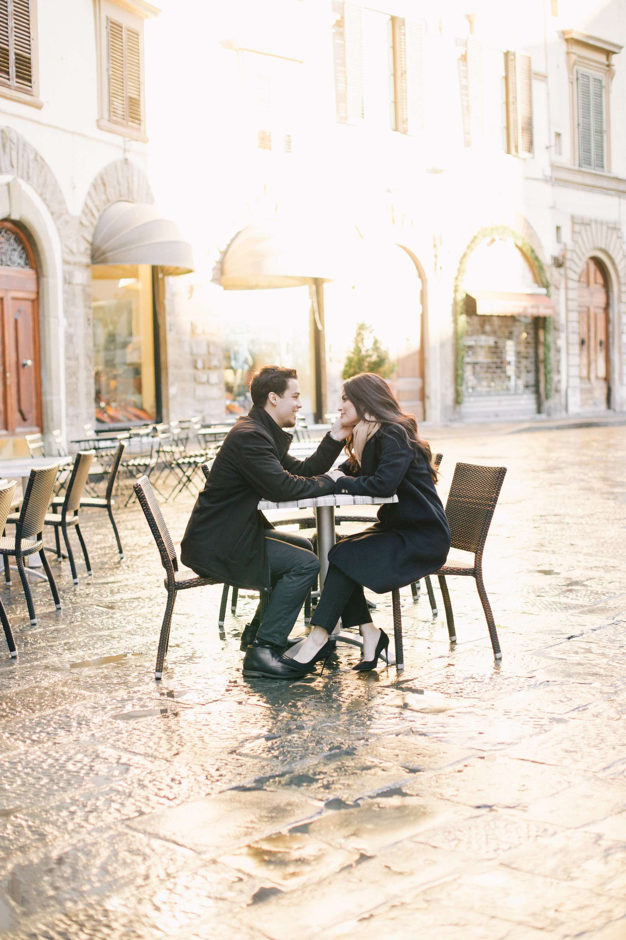 Kristen y Tyler en Florencia, Italia. Fotógrafa familiar Santiago y Chile Anna Almazova