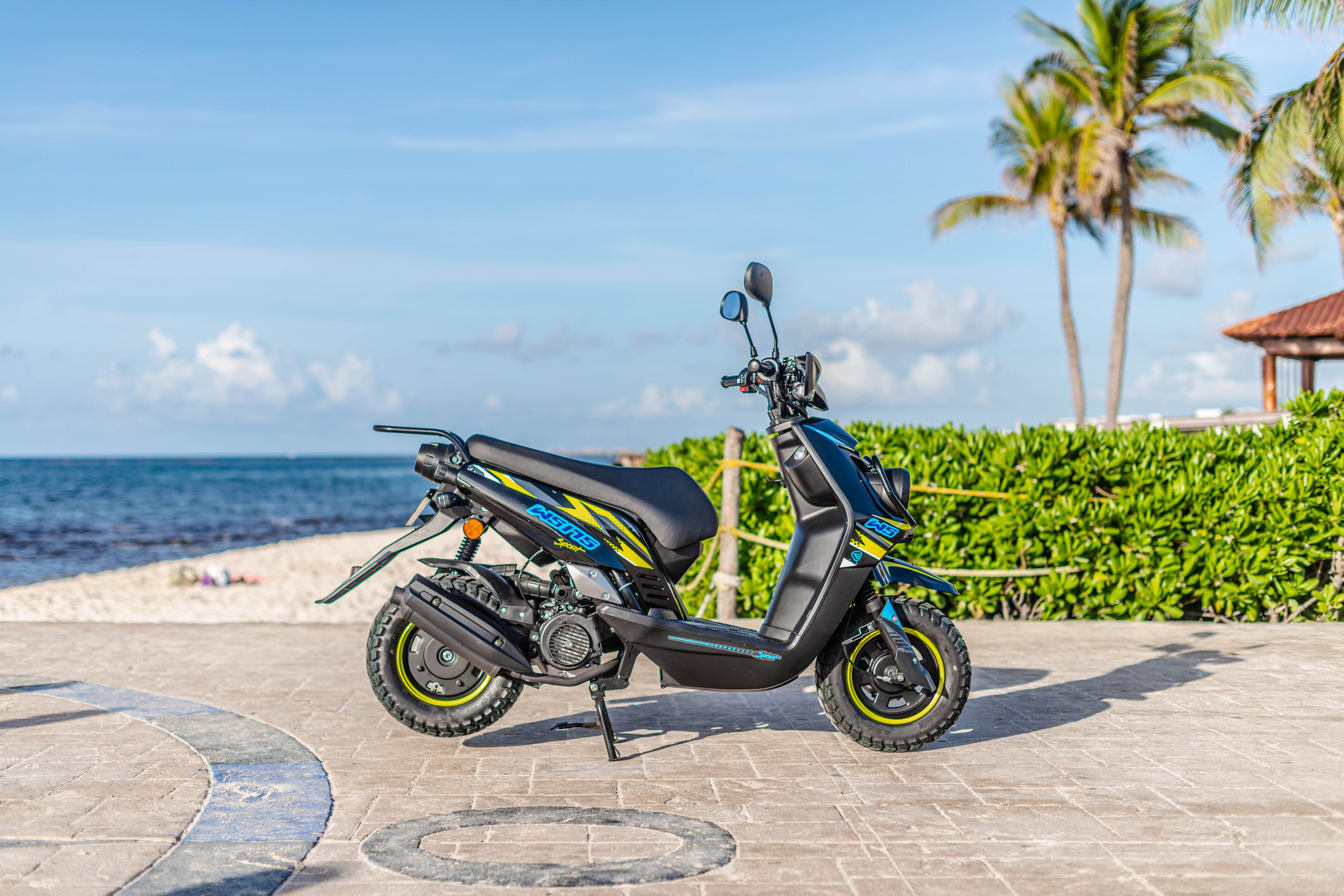 Scooter Photography for Rental Website in Mexico. PHOTOGRAPHER QUINTANA ROO