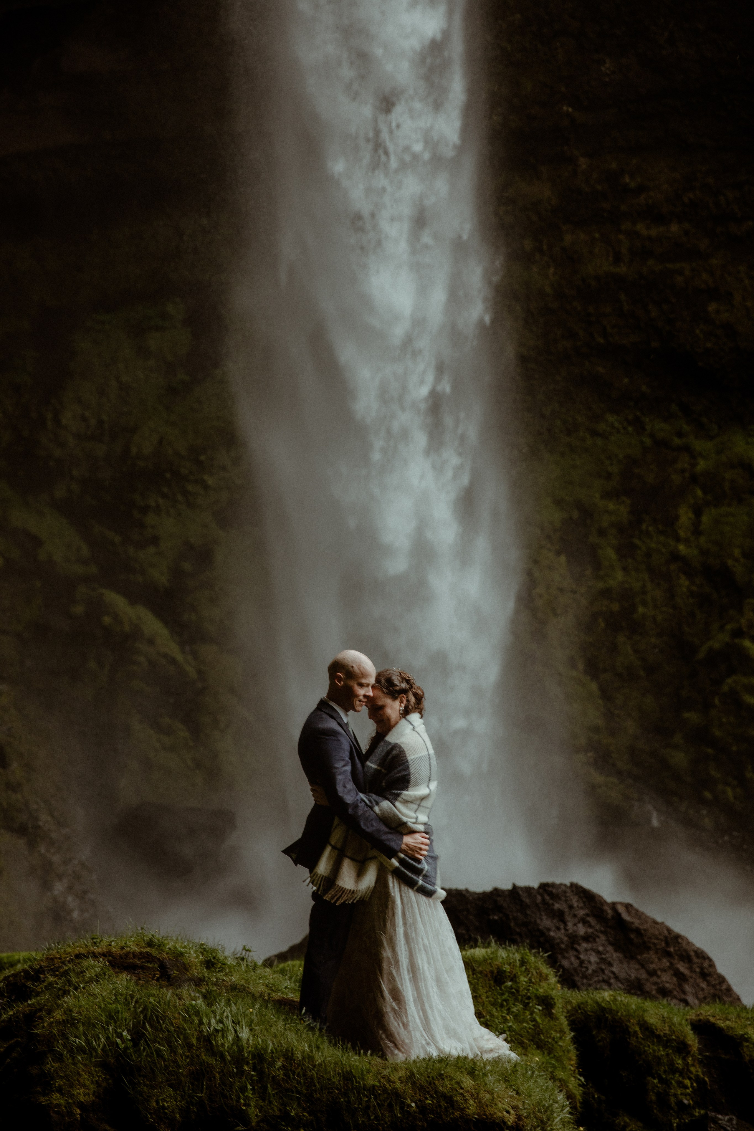 Iceland Elopement at Black Sand Beach. Iceland elopement photographer & videographer