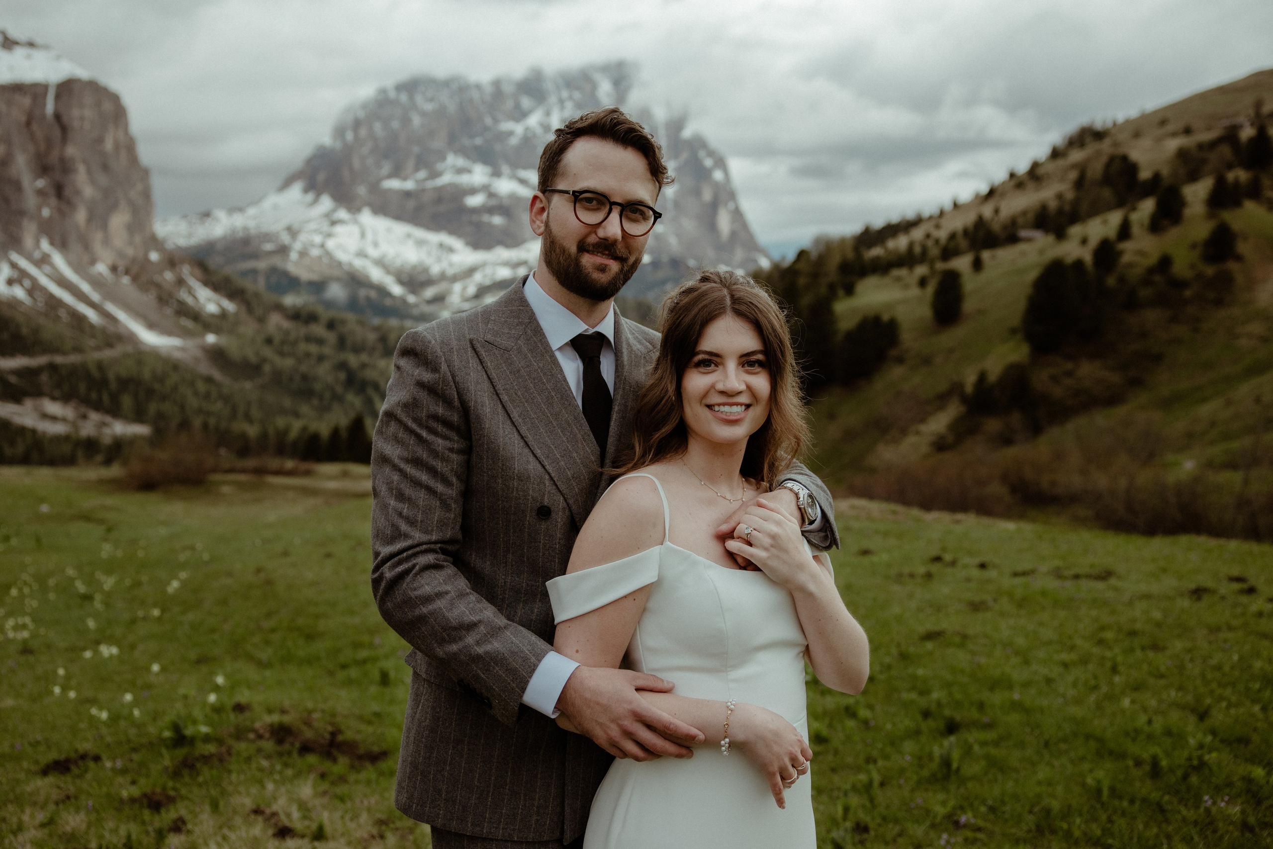 Dreamy elopement in Dolomites. Iceland elopement photographer & videographer