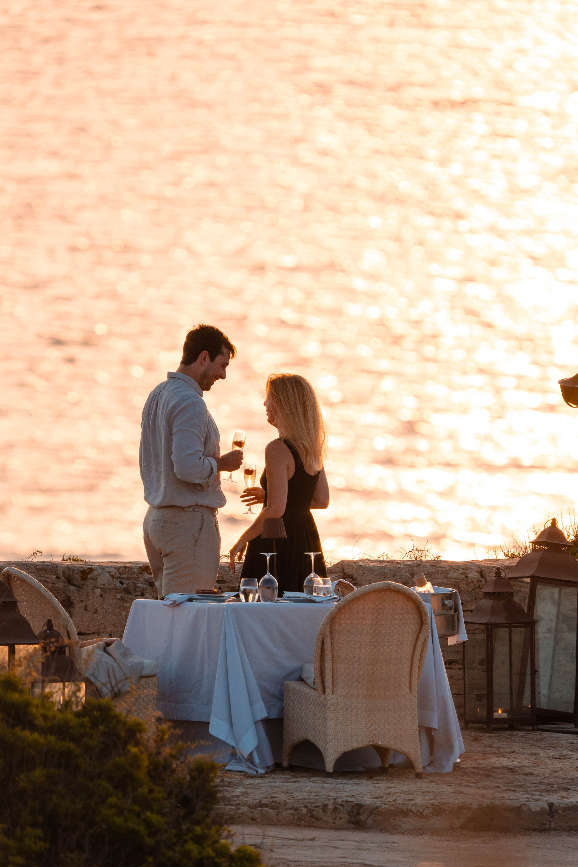 Perfect Marriage Proposal at Cap Rocat Hotel. Mallorca Wedding, Corporate & Social Photographer