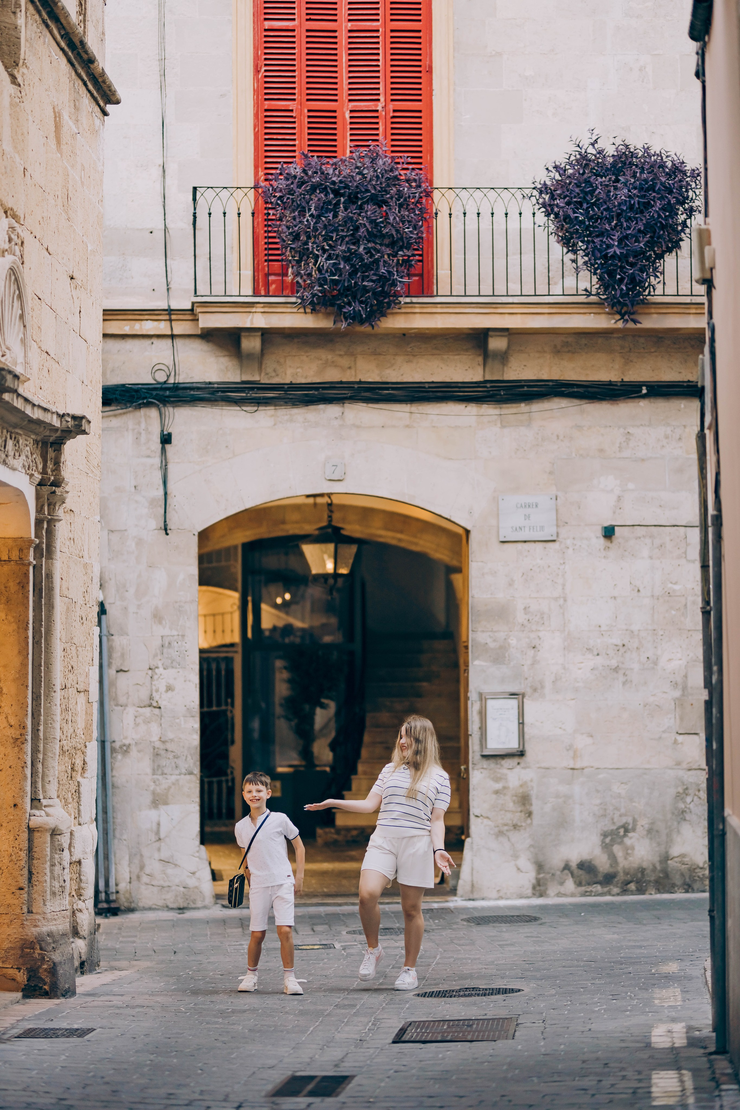 Sister and Bro. Photographer in Mallorca