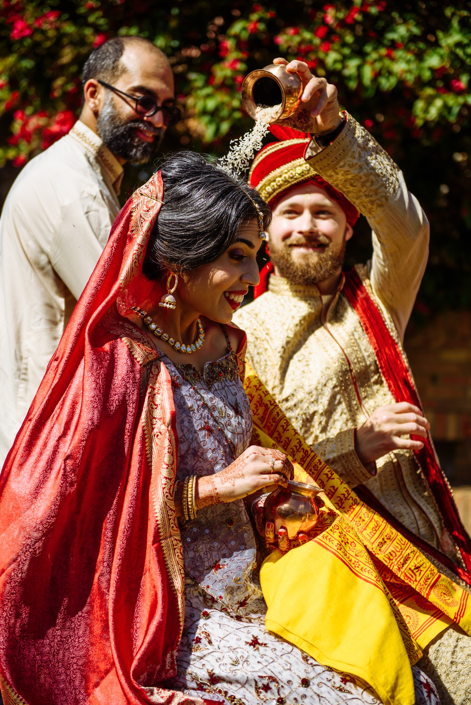 Elegancia Oriental. La Magia de una Boda India en La Gran Villa Rosa. Фотограф Екатерина Гасанова — фотосессии в Барселоне
