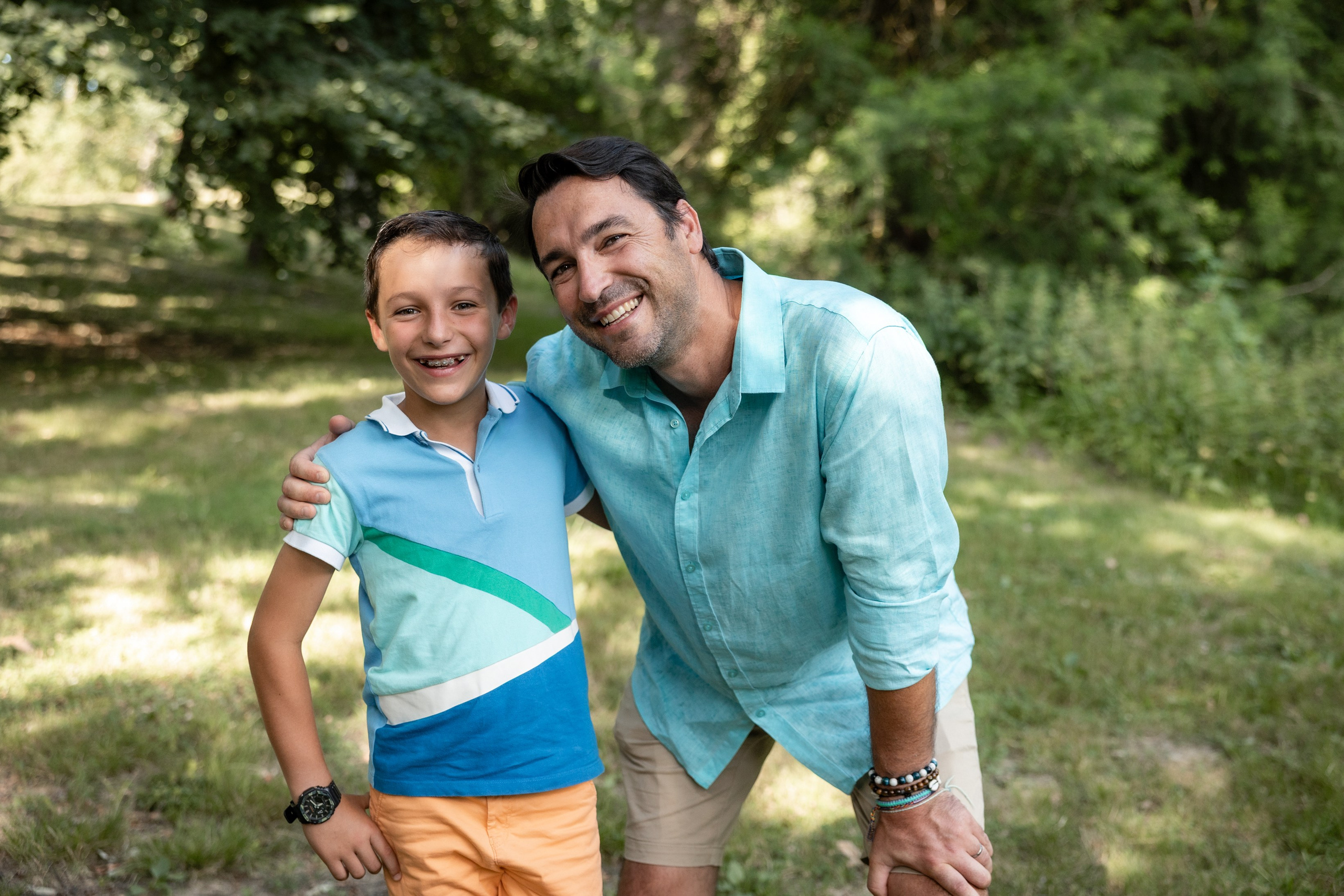 Family photoshoot in Parc du Cabirol, Colomiers. Eugénie Smirnova — your photographer in Toulouse and southwest France