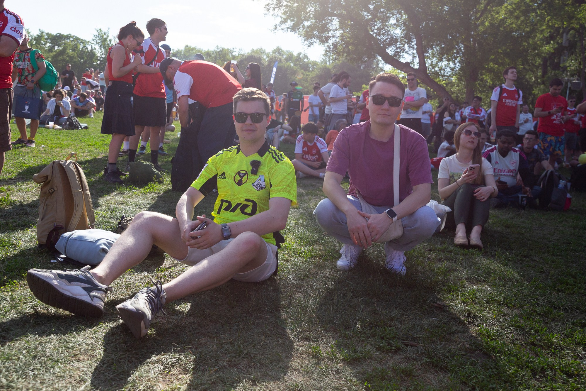 UEFA Champions League Final. Arsenal vs PSG. Budapest 2026. Arsenal Fan Zone. Photographer in Budapest — Yura Knyazev