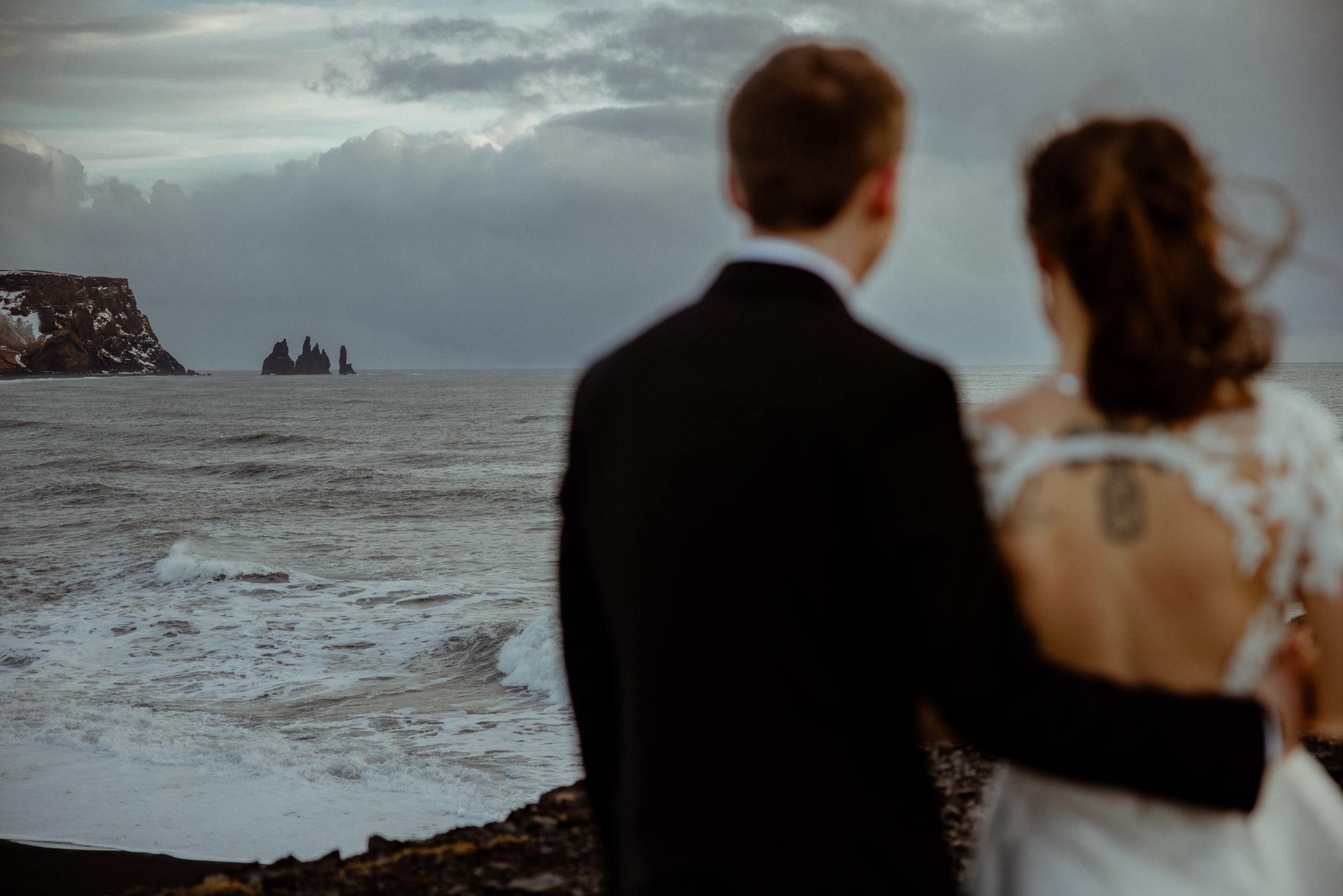 Snowy Elopement in Iceland. Iceland elopement photographer & videographer