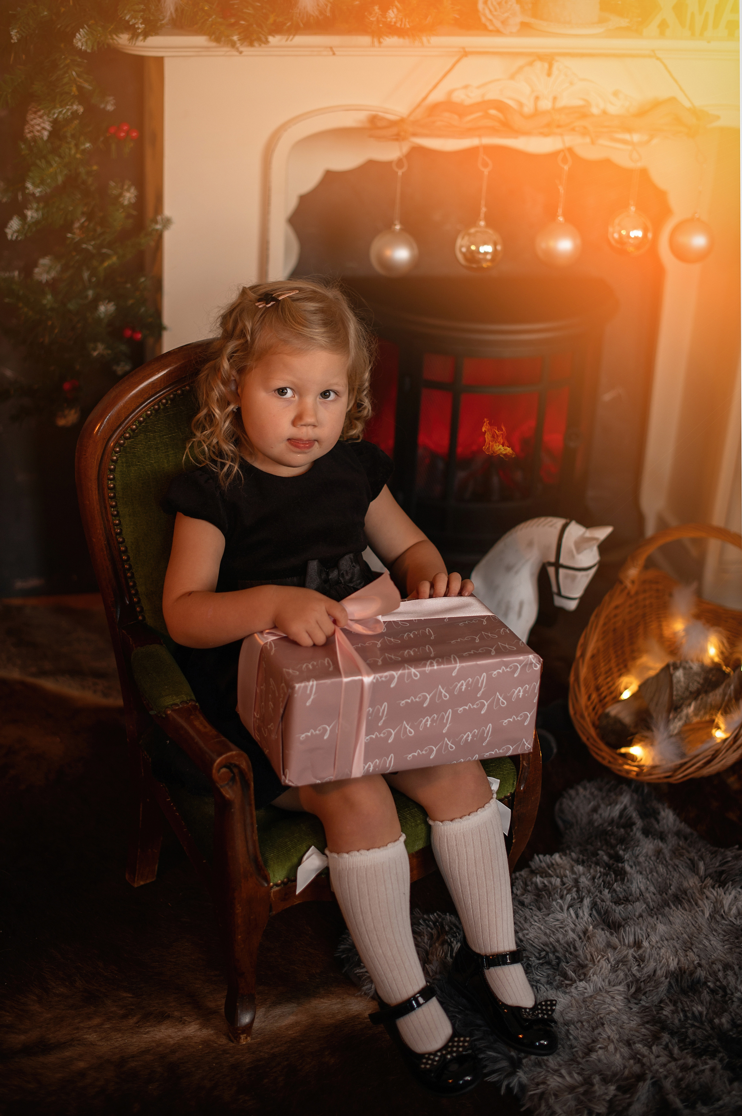 Weihnachtsshooting. Newbornfotograf Kinderfotograf Ulm Familienfotograf Anastasia Neu-Ulm