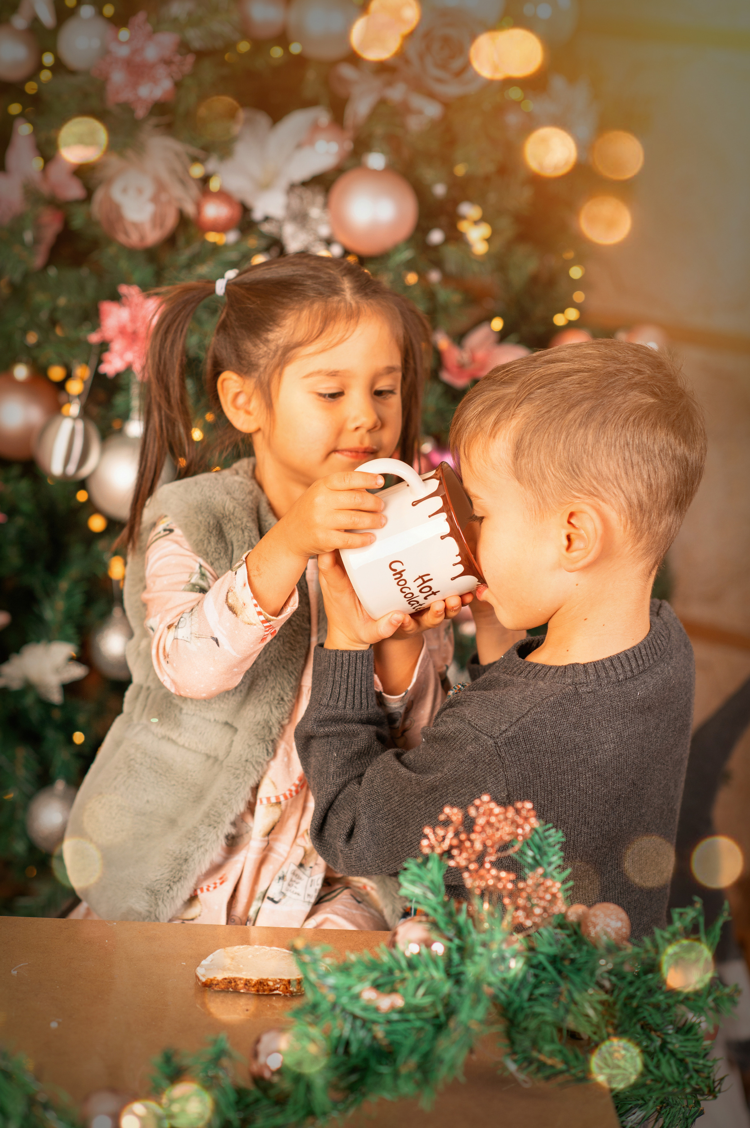 Weihnachtsshooting. Newbornfotograf Kinderfotograf Ulm Familienfotograf Anastasia Neu-Ulm