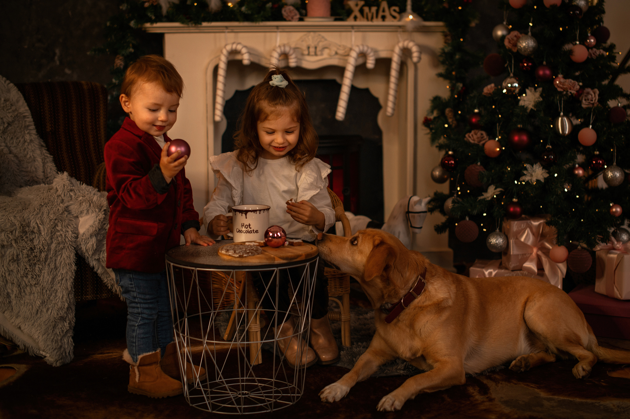 Weihnachtsshooting. Newbornfotograf Kinderfotograf Ulm Familienfotograf Anastasia Neu-Ulm