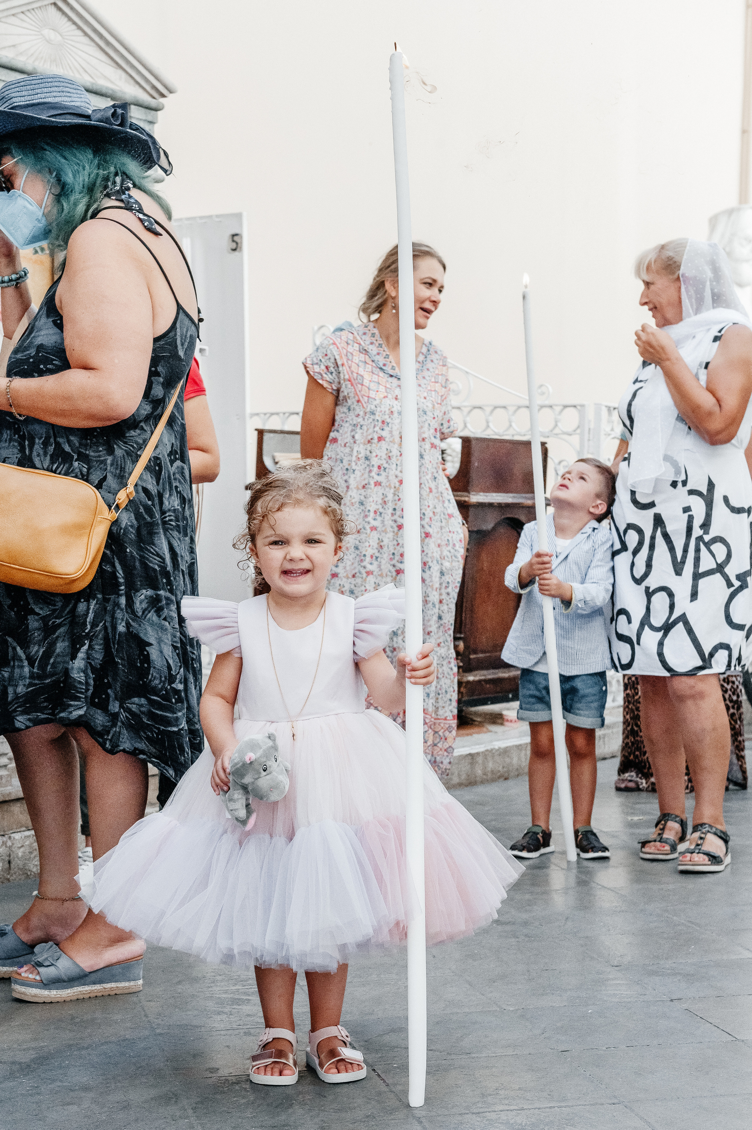 Taufe in St.-Spyridon-Kirche in Korfu, Griechenland. Newbornfotograf Kinderfotograf Ulm Familienfotograf Anastasia Neu-Ulm
