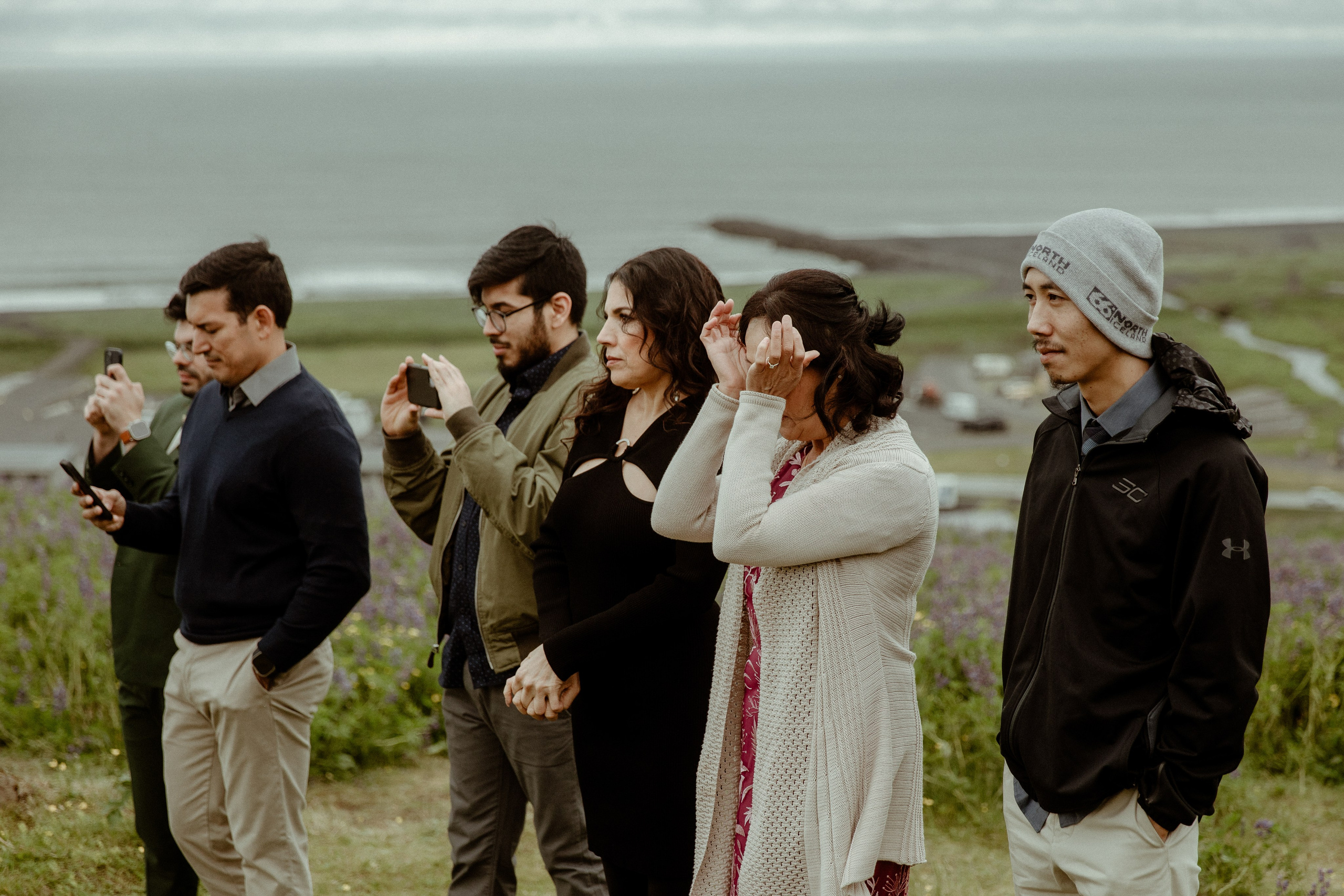 Elopement at Kvernufoss Waterfall. Iceland elopement photographer & videographer