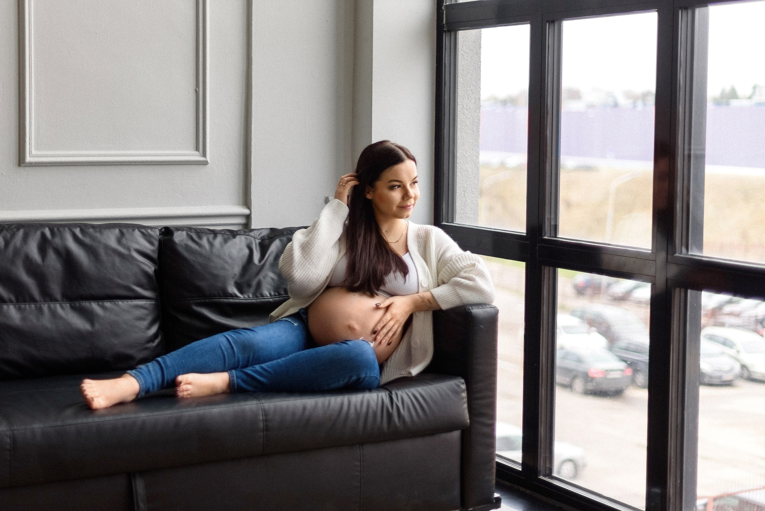 Ожидание. Евгения и Влад. Семейный фотограф и фотограф новорожденных в Вильнюсе Ирина Беленкевич