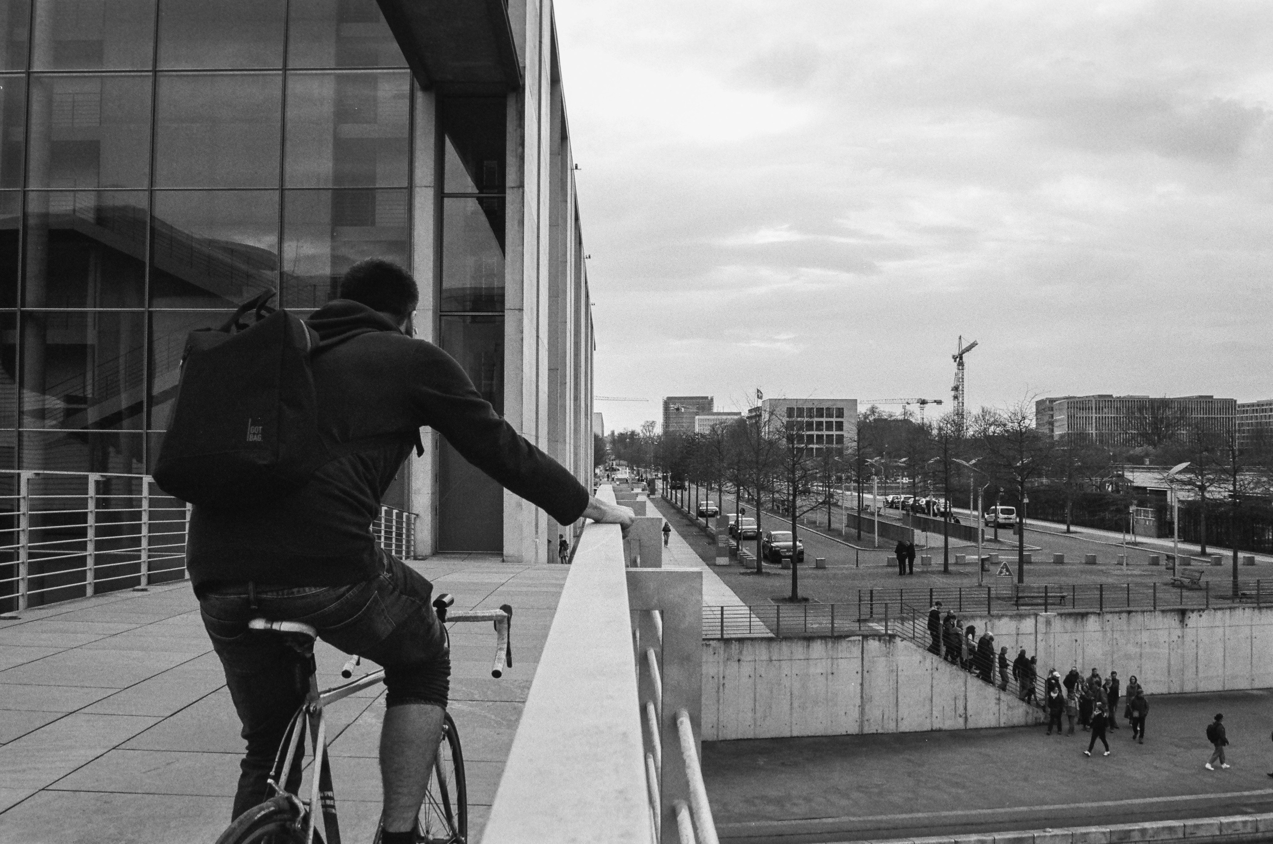 The Streets of Berlin in B&W