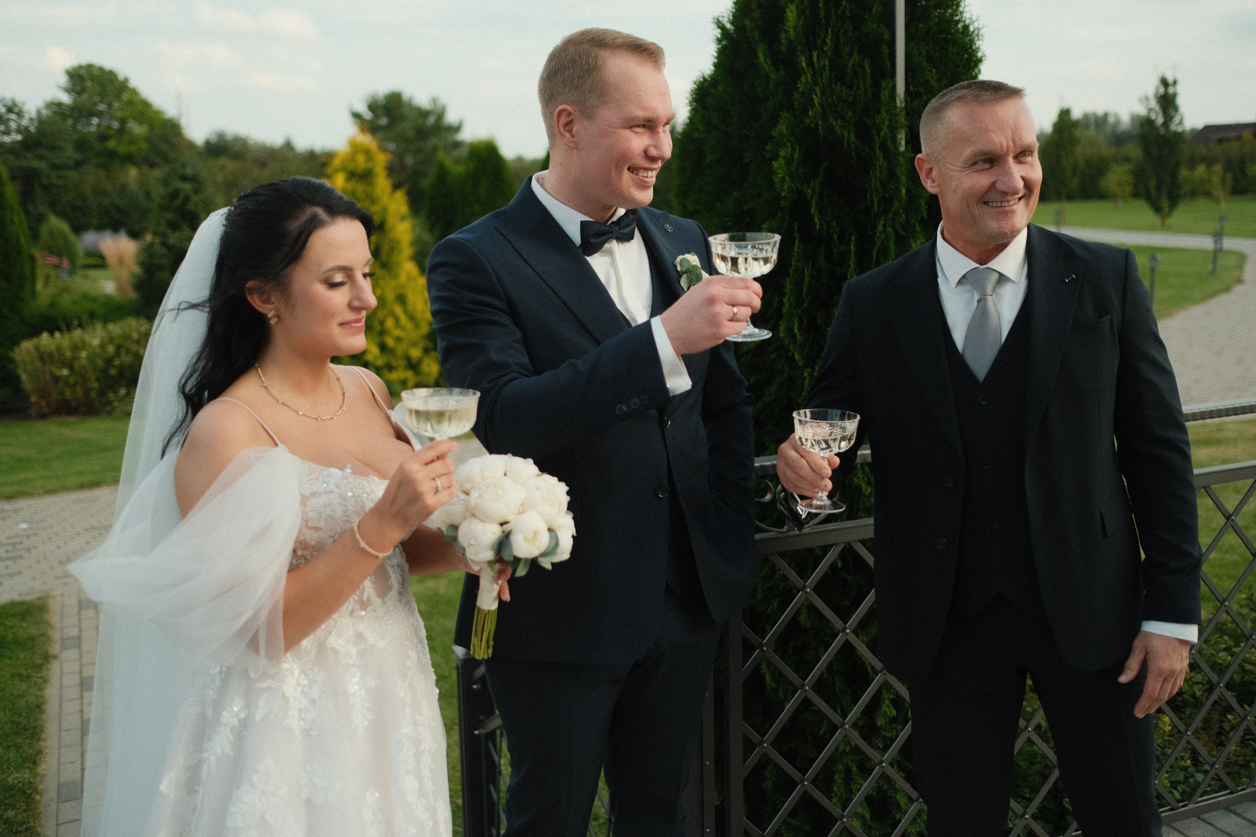 Wedding on Kodak Portra 400. Kāzu fotogrāfs Rīgā — Vjačeslavs Lučņenkovs