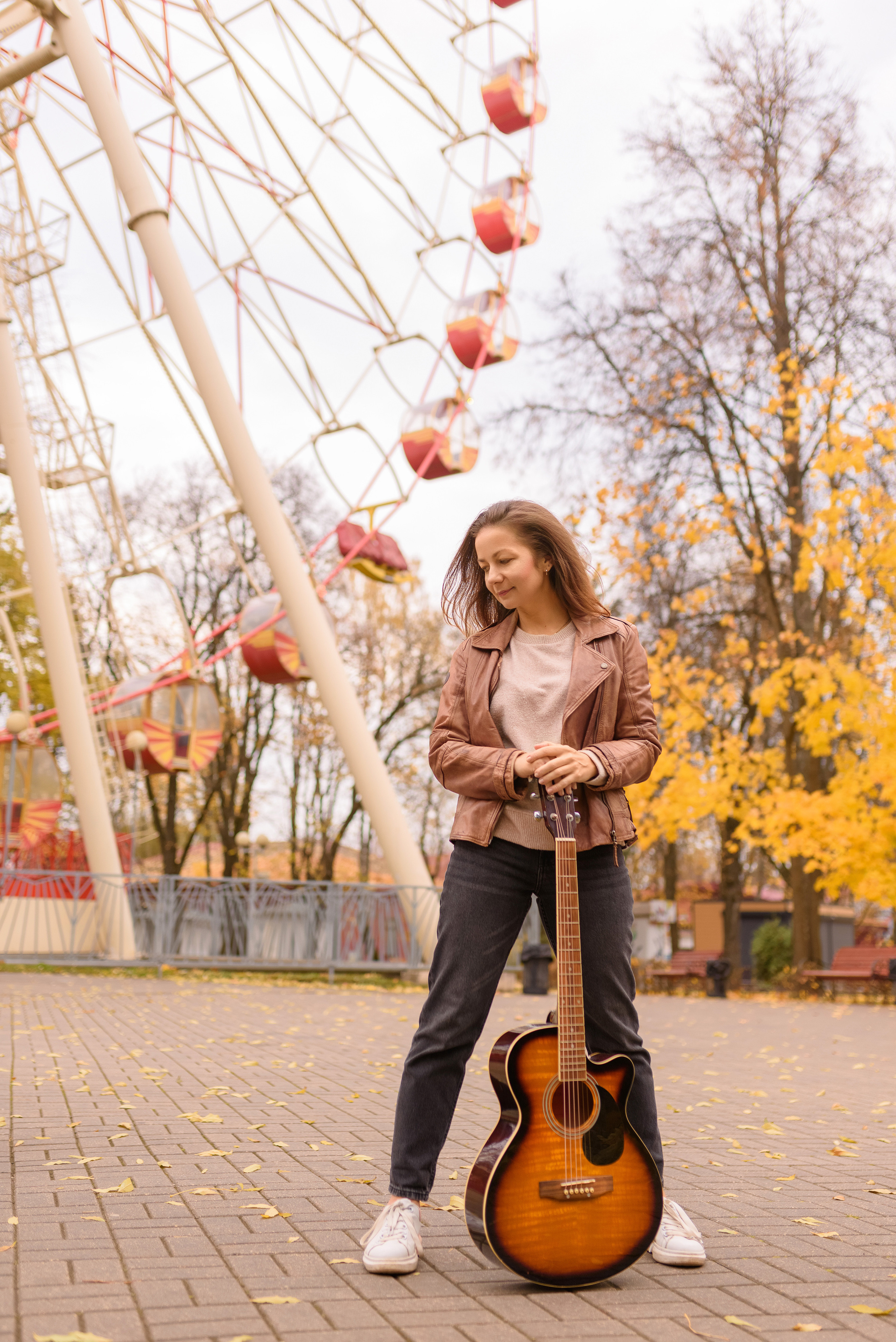 Осенний парк. Семейный фотограф и фотограф новорожденных в Вильнюсе Ирина Беленкевич