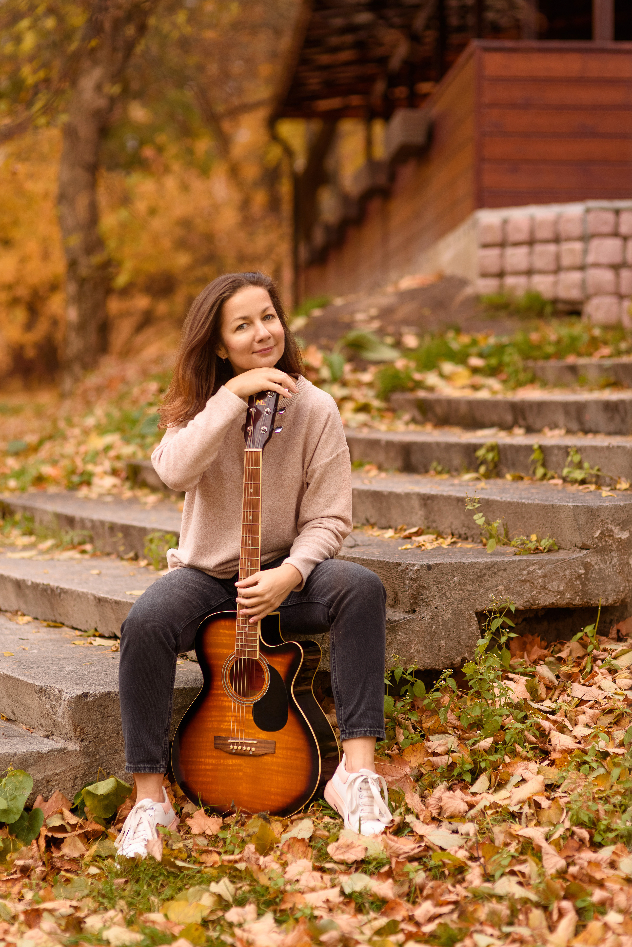 Осенний парк. Семейный фотограф и фотограф новорожденных в Вильнюсе Ирина Беленкевич