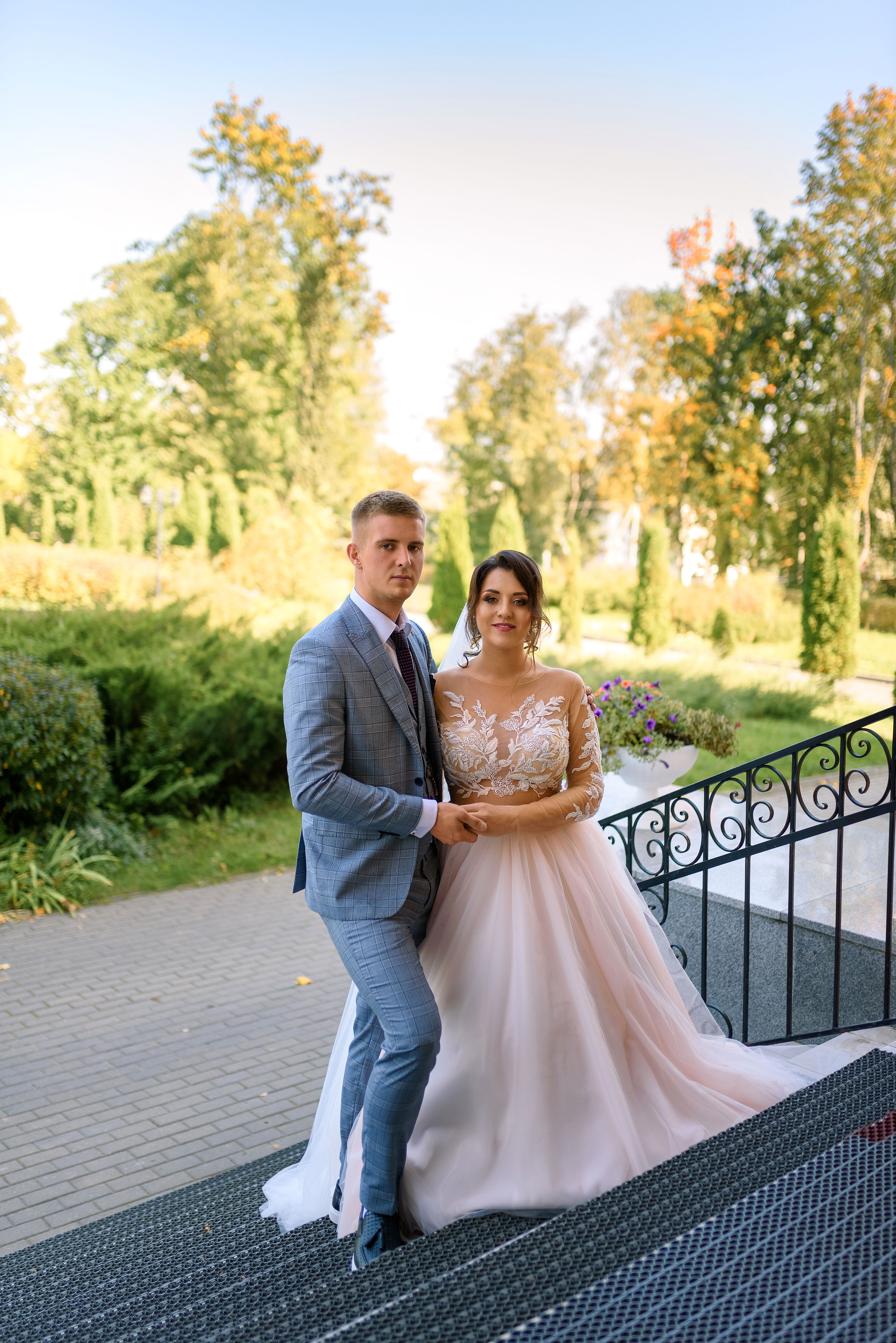 Сентябрьская свадьба. Семейный фотограф и фотограф новорожденных в Вильнюсе Ирина Беленкевич