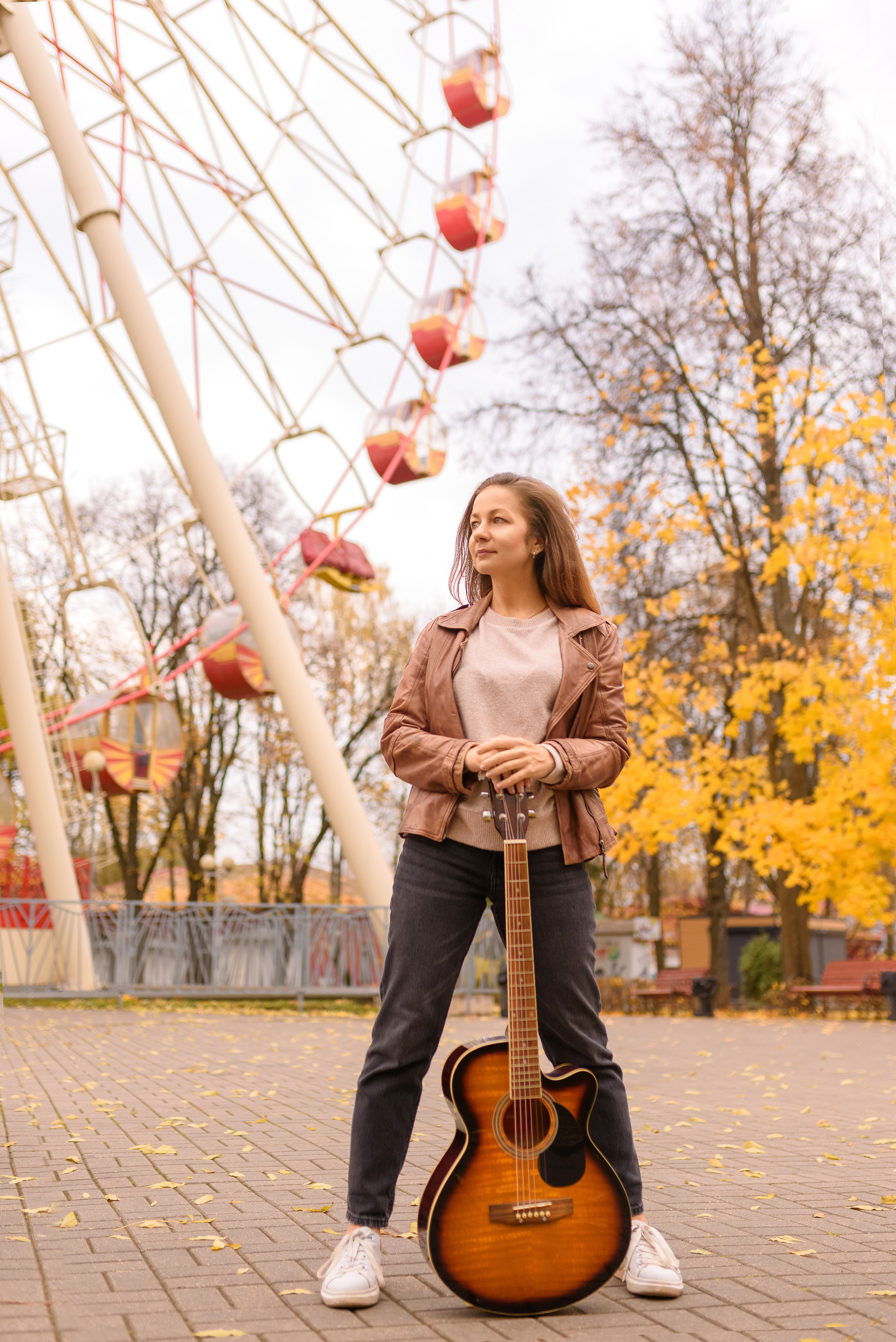Осенний парк. Семейный фотограф и фотограф новорожденных в Вильнюсе Ирина Беленкевич