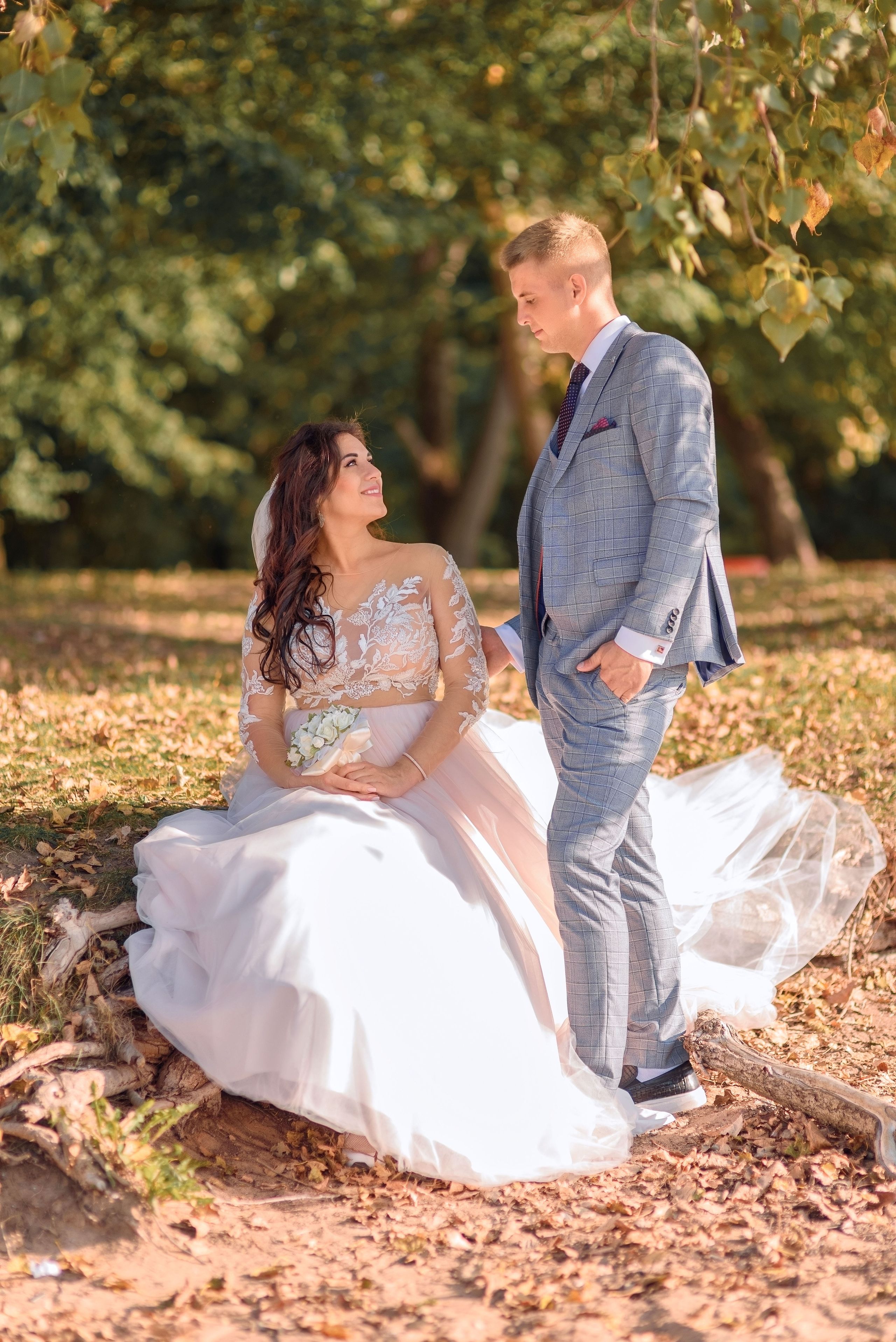 Сентябрьская свадьба. Семейный фотограф и фотограф новорожденных в Вильнюсе Ирина Беленкевич