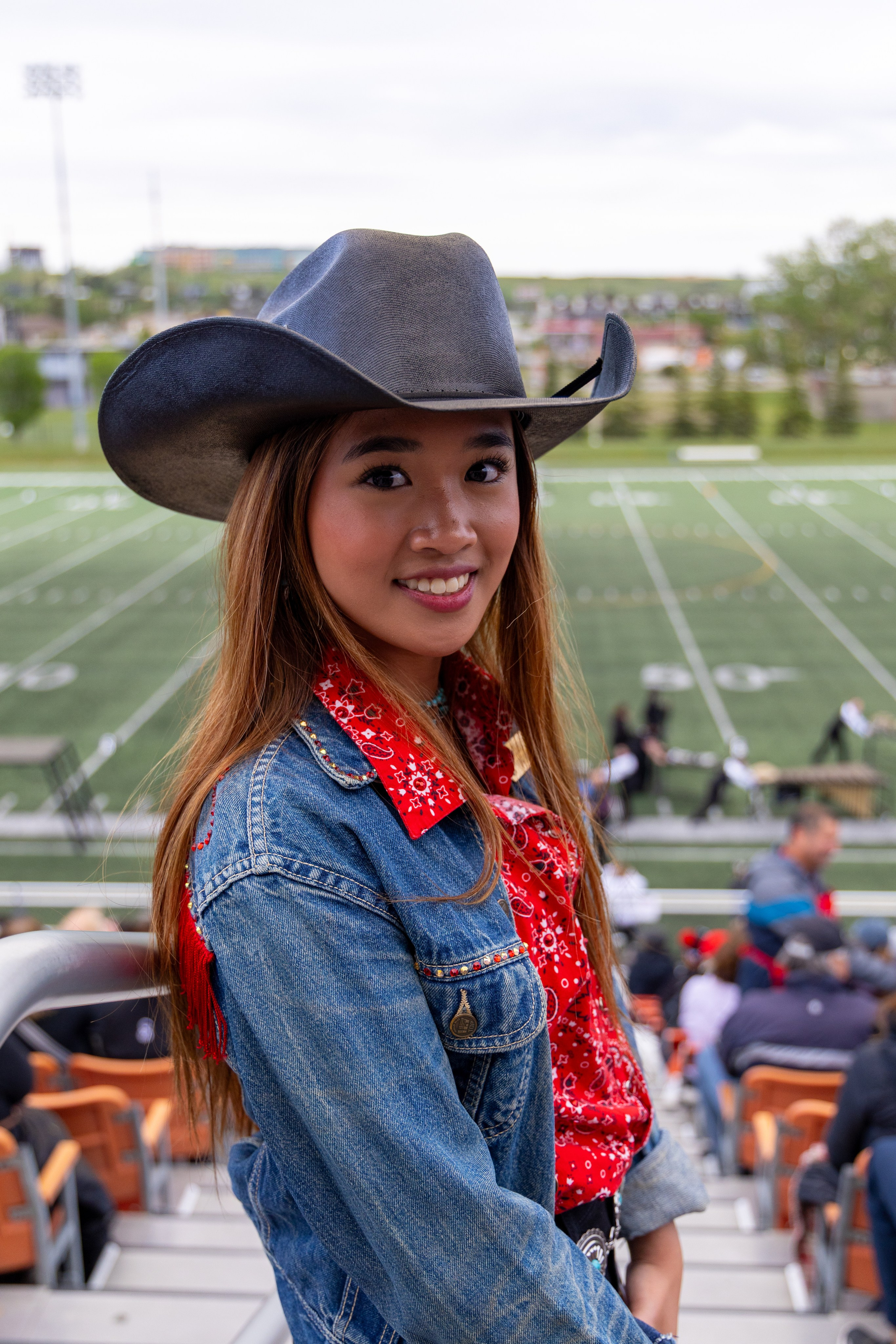 Young Singer Performs Canadian Anthem at Calgary Marching Showband Association Event