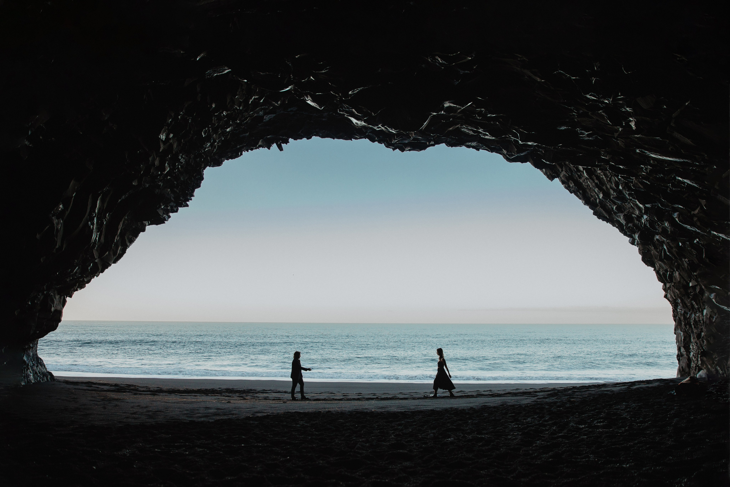 Same Sex Wedding at Iceland Black Sand Beach. Iceland elopement photographer & videographer