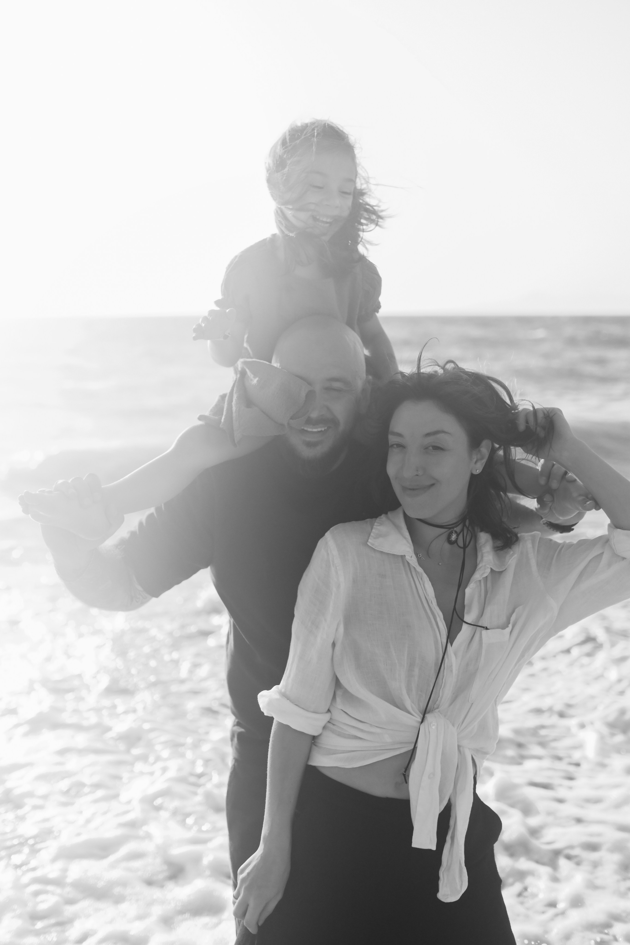 Sunset family photoshoot on the beach Rhodes. Photographer in Rhodes Island