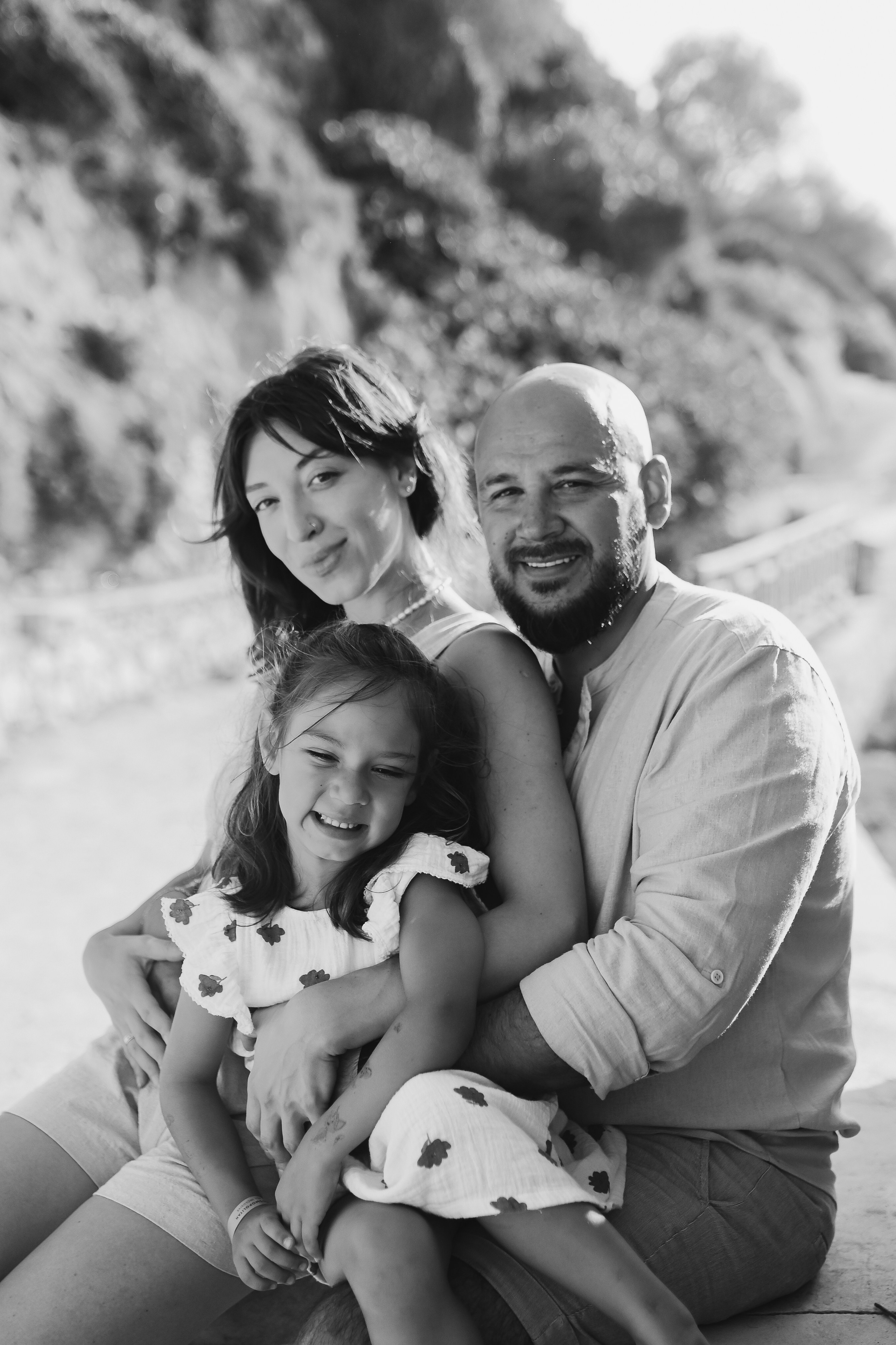 Sunset family photoshoot on the beach Rhodes. Photographer in Rhodes Island
