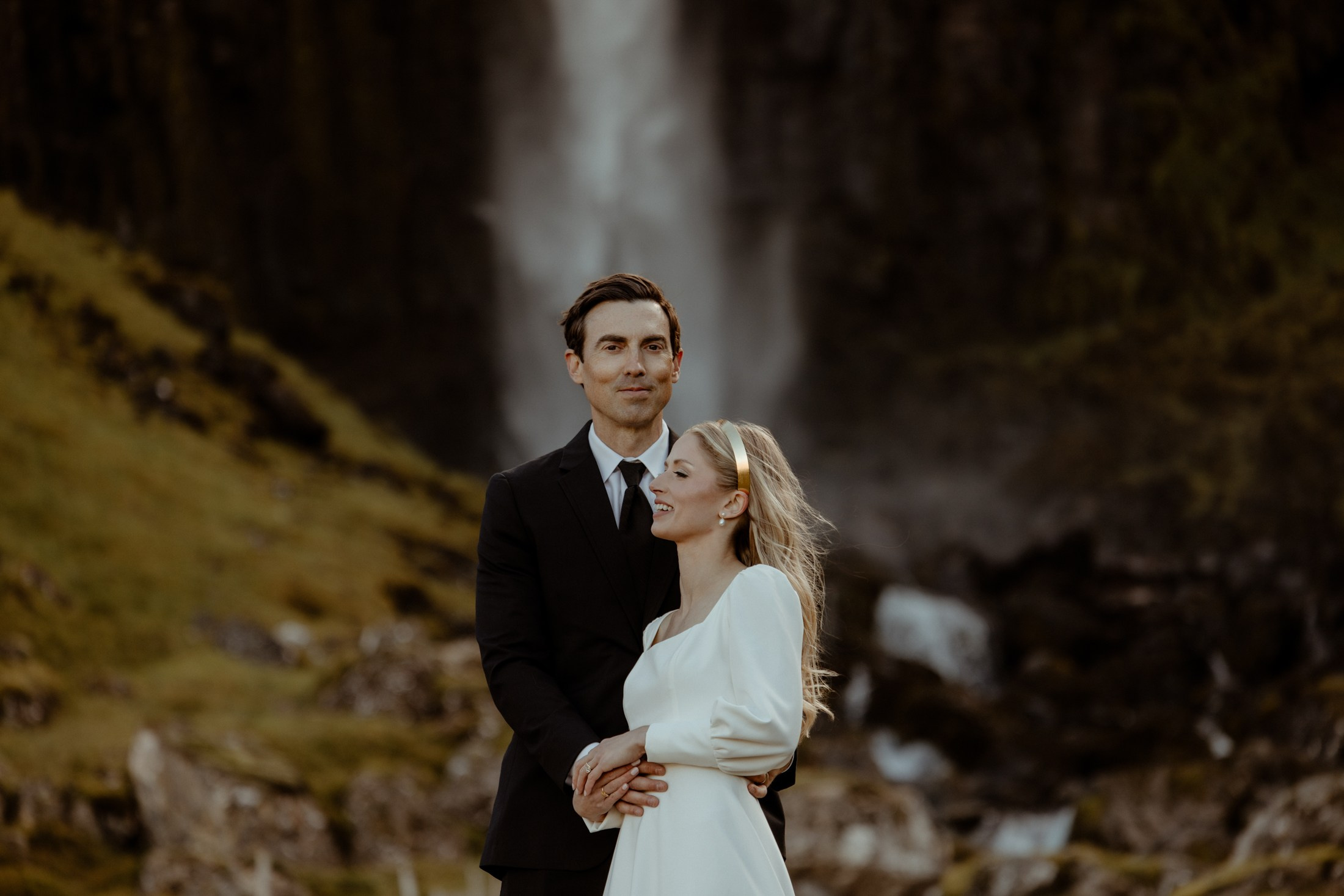 Iceland elopement at Budir Black Church | Snæfellsnes wedding by Iceland elopement photographer & videographer. Iceland elopement photographer & videographer