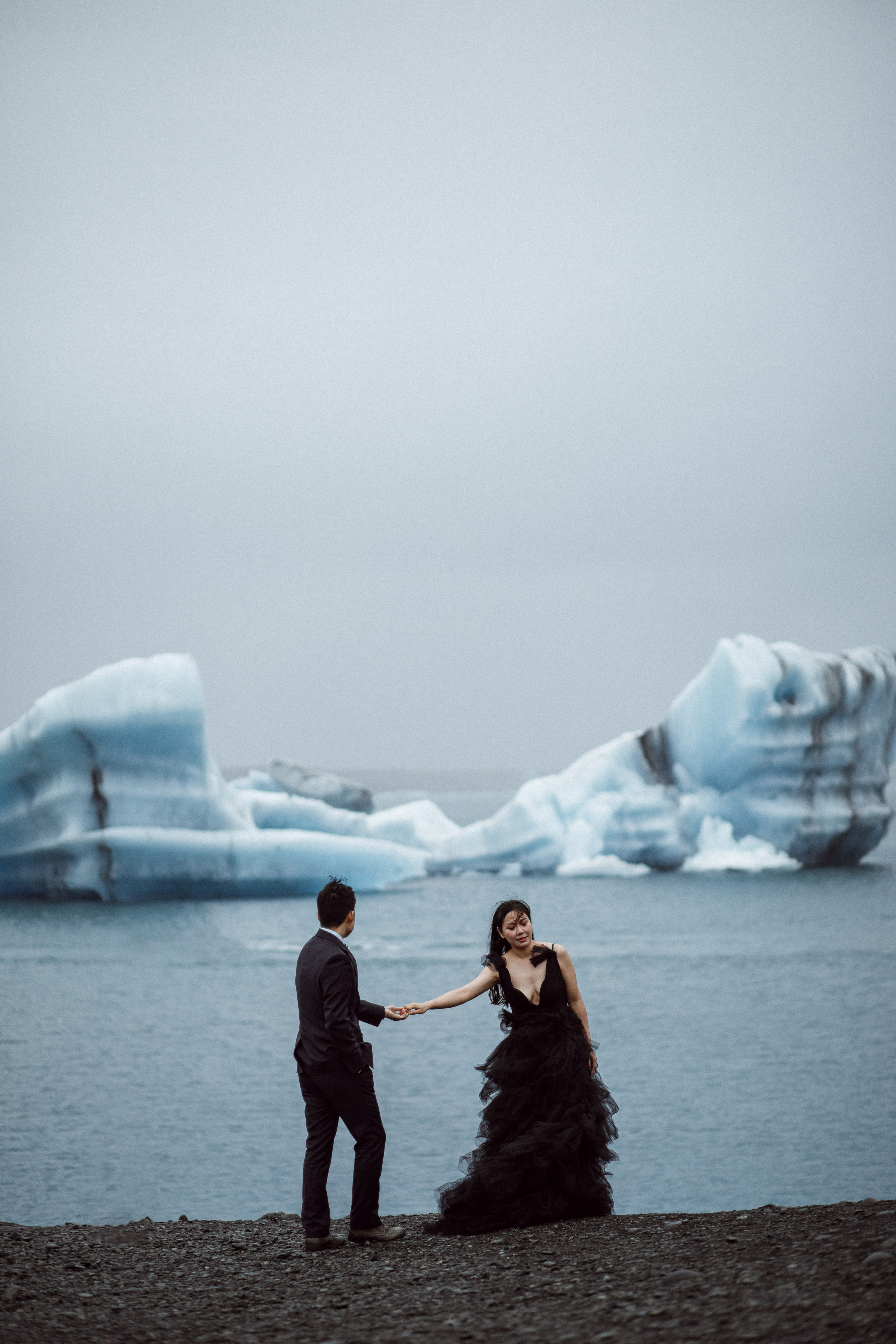 Pre-wedding photoshoot in Iceland. Iceland elopement photographer & videographer
