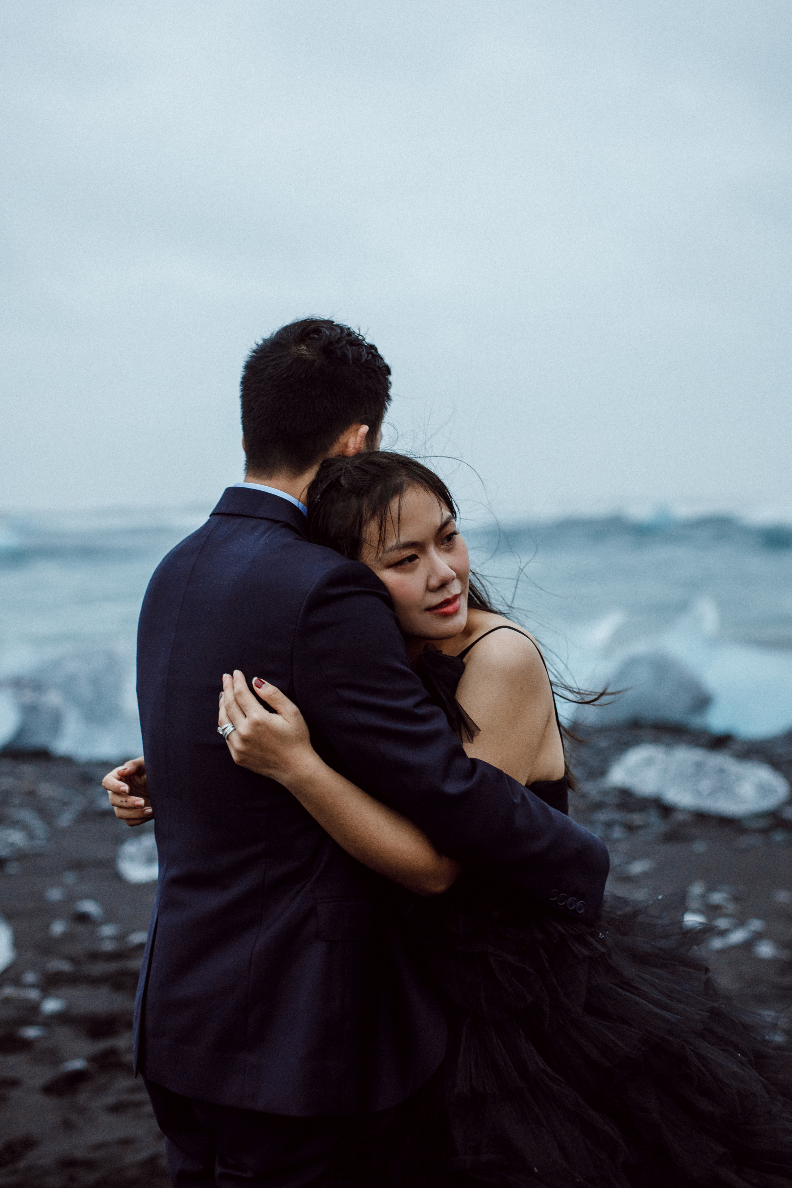 Pre-wedding photoshoot in Iceland. Iceland elopement photographer & videographer