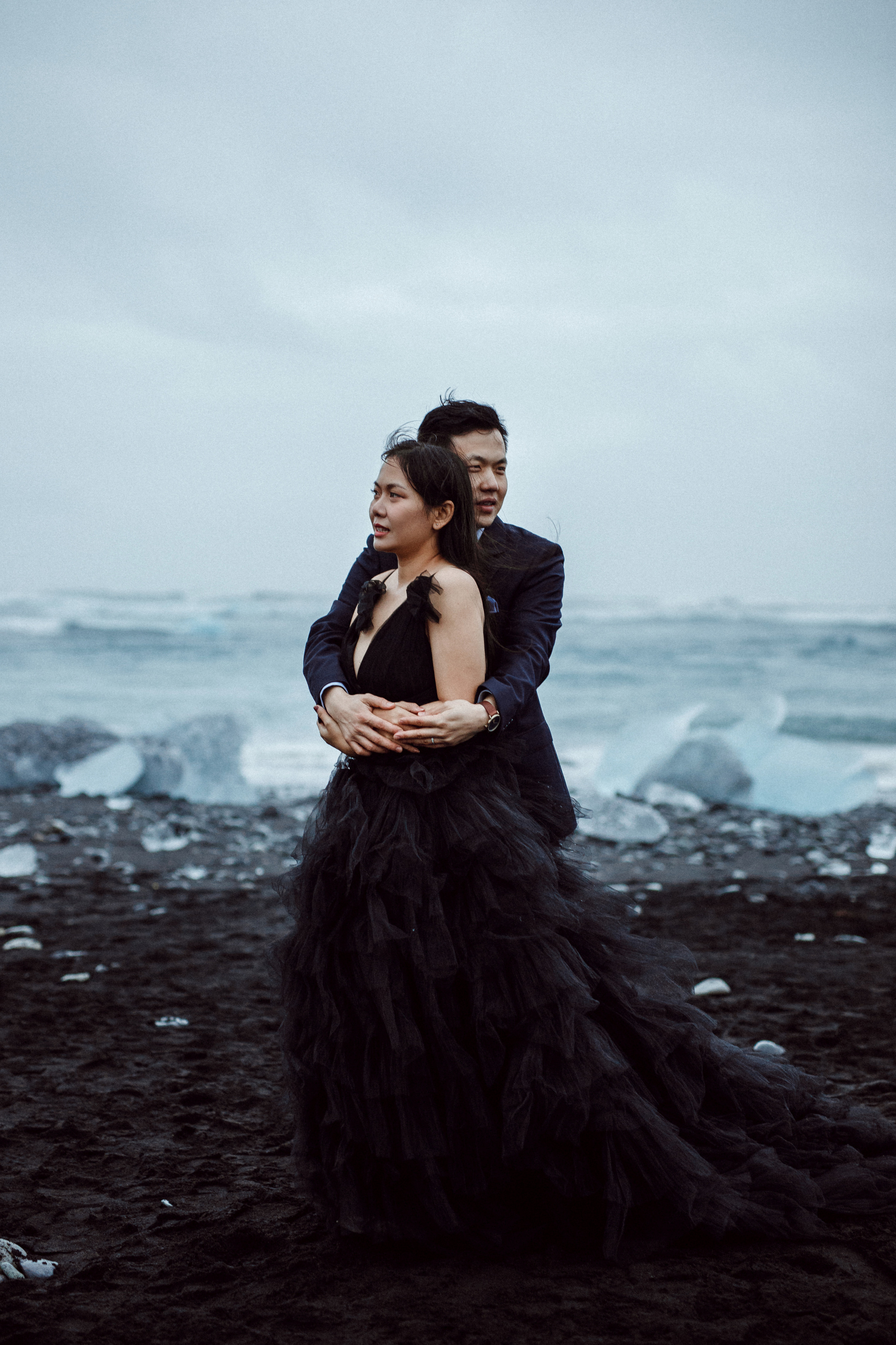 Pre-wedding photoshoot in Iceland. Iceland elopement photographer & videographer