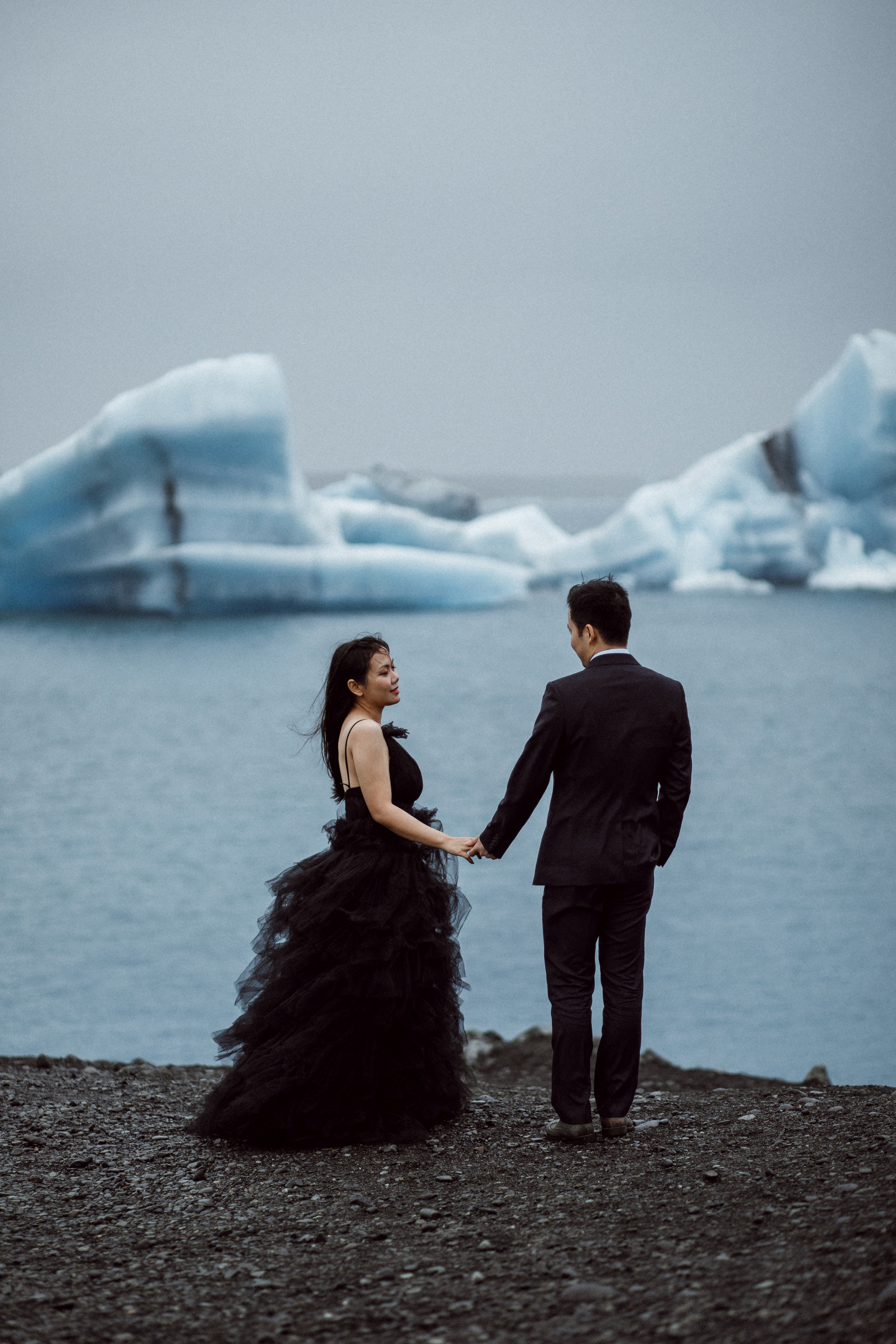 Pre-wedding photoshoot in Iceland. Iceland elopement photographer & videographer