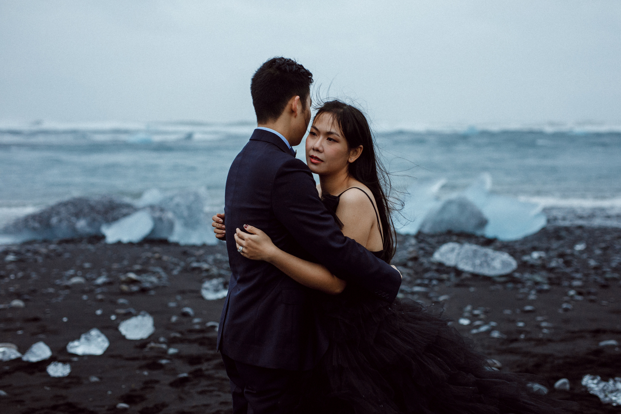 Pre-wedding photoshoot in Iceland. Iceland elopement photographer & videographer