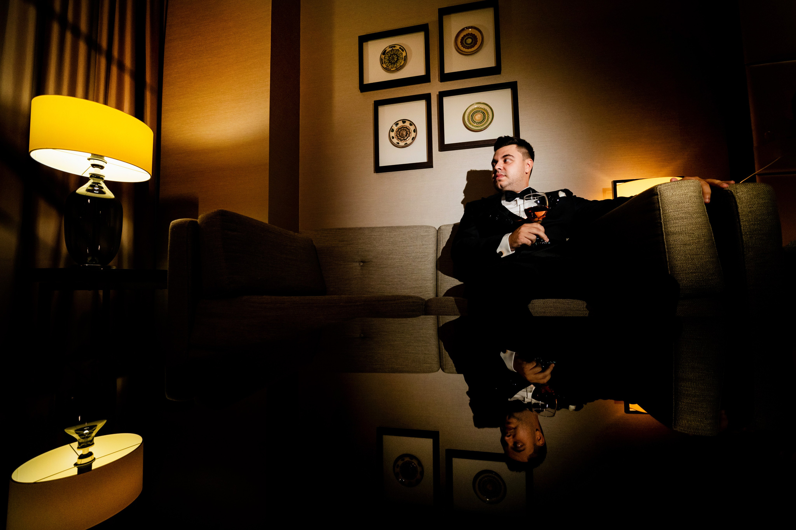 Wedding photography. Acasă