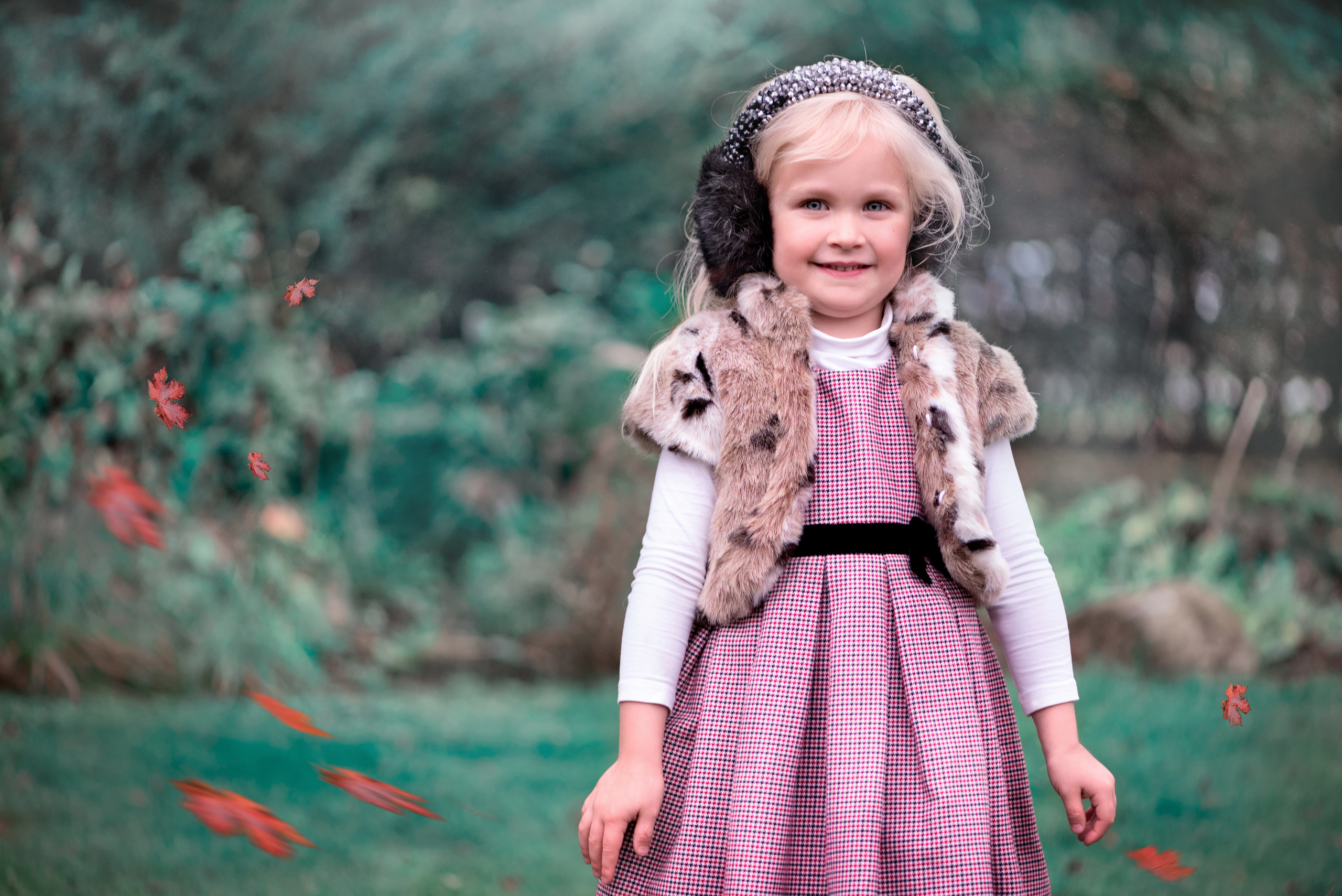 Playful walk of a grandmather and her cute grandchildren around their. Family, children, portrait and fine art Toronto photographer. I delive