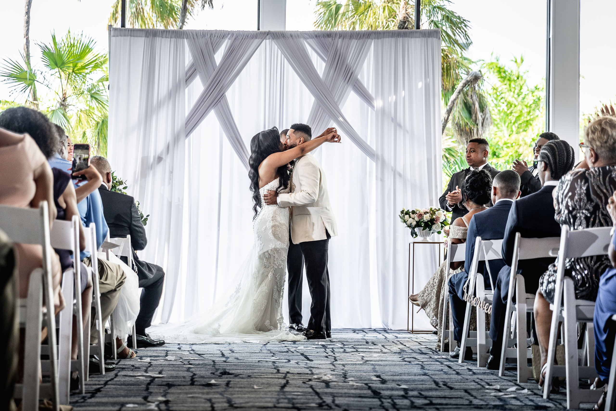 wedding venue Rusty Pelican Tampa FL ceremony