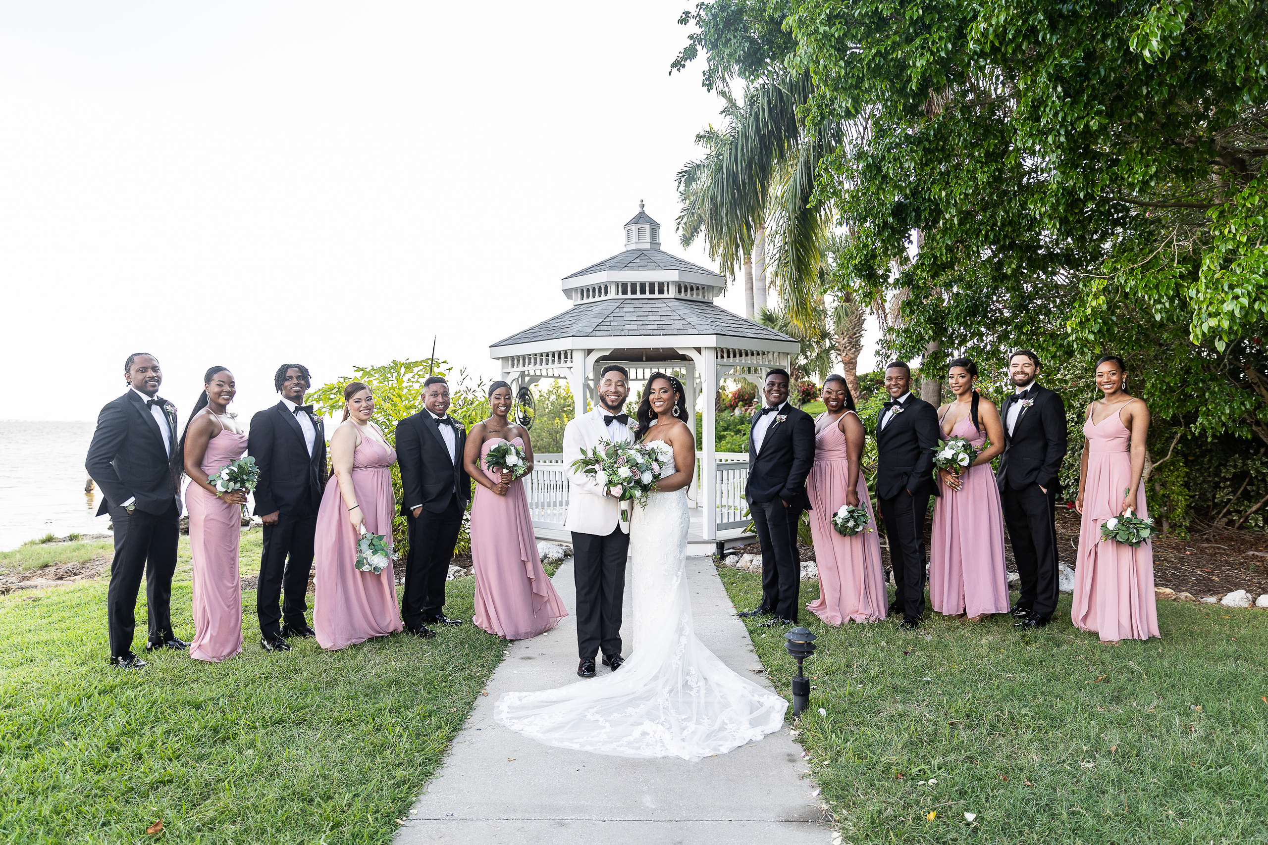 wedding venue Rusty Pelican Tampa FL bridle party