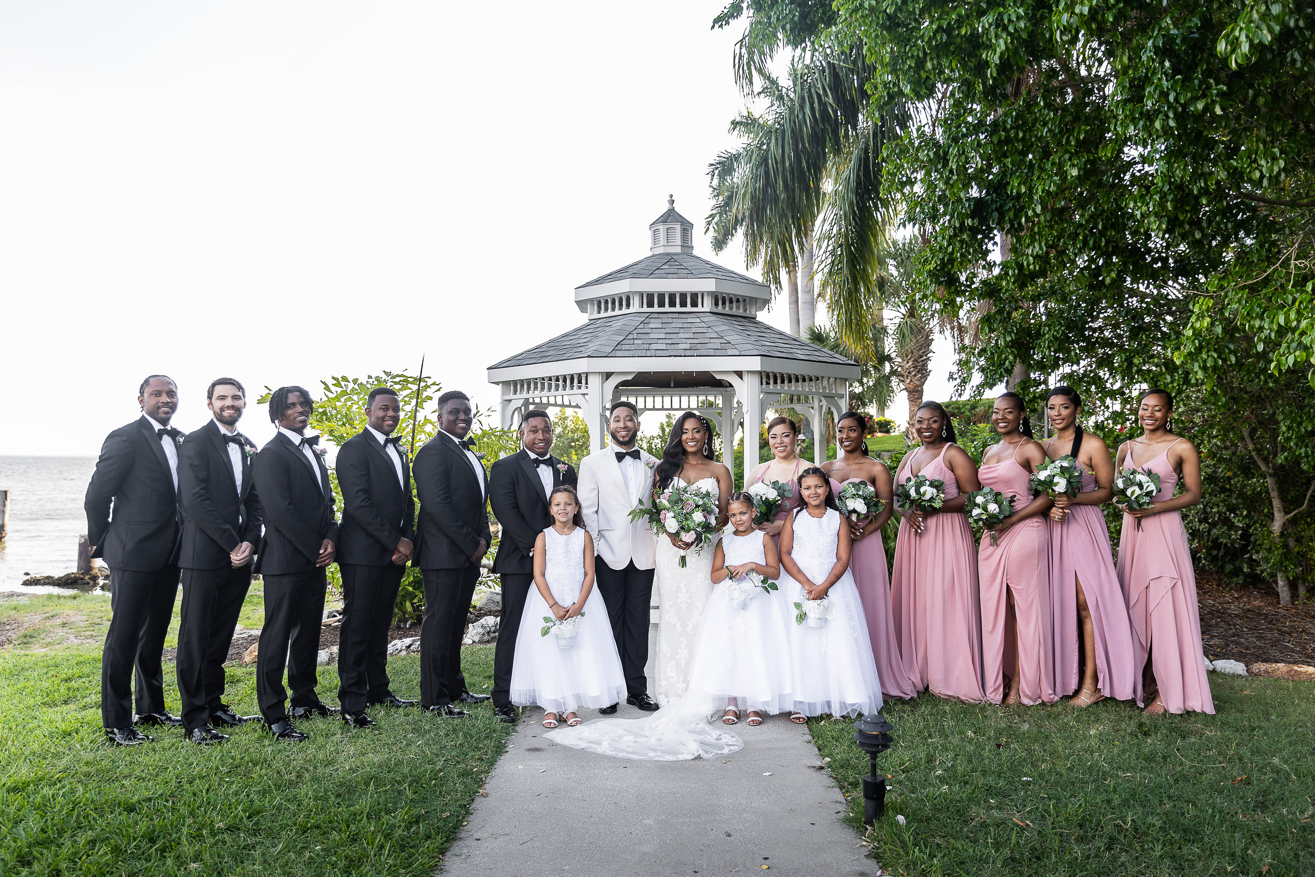 wedding venue Rusty Pelican Tampa FL bridle party