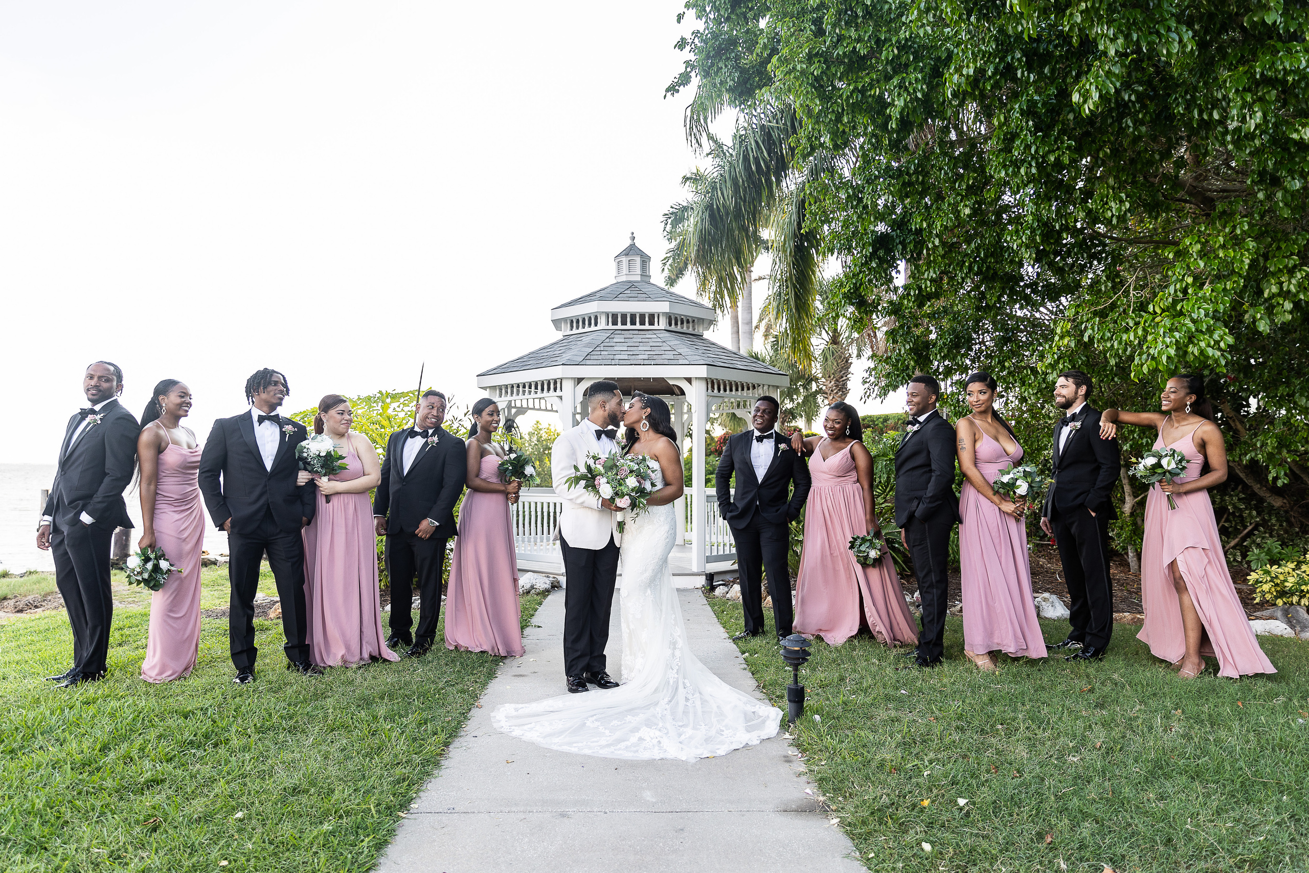 wedding venue Rusty Pelican Tampa FL bridle party