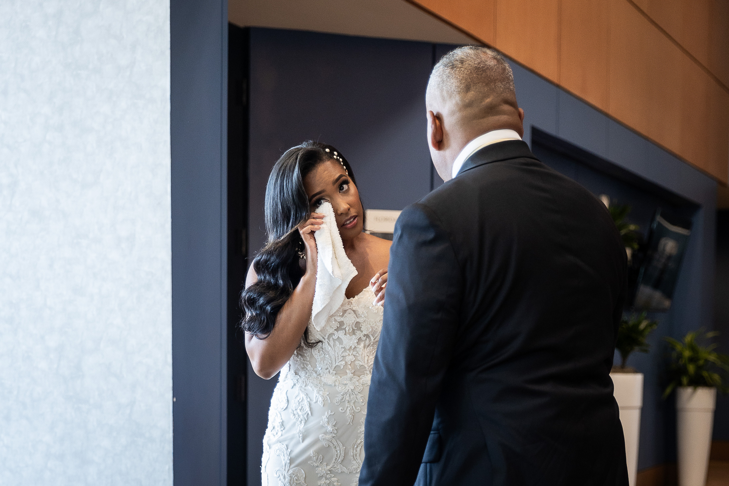 bride and father